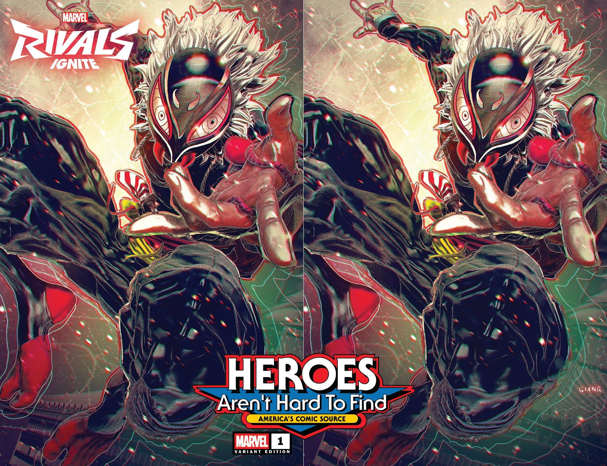 MARVEL RIVALS: IGNITE #1 JOHN GIANG HEROES CON EXCLUSIVE VARIANT COVERS