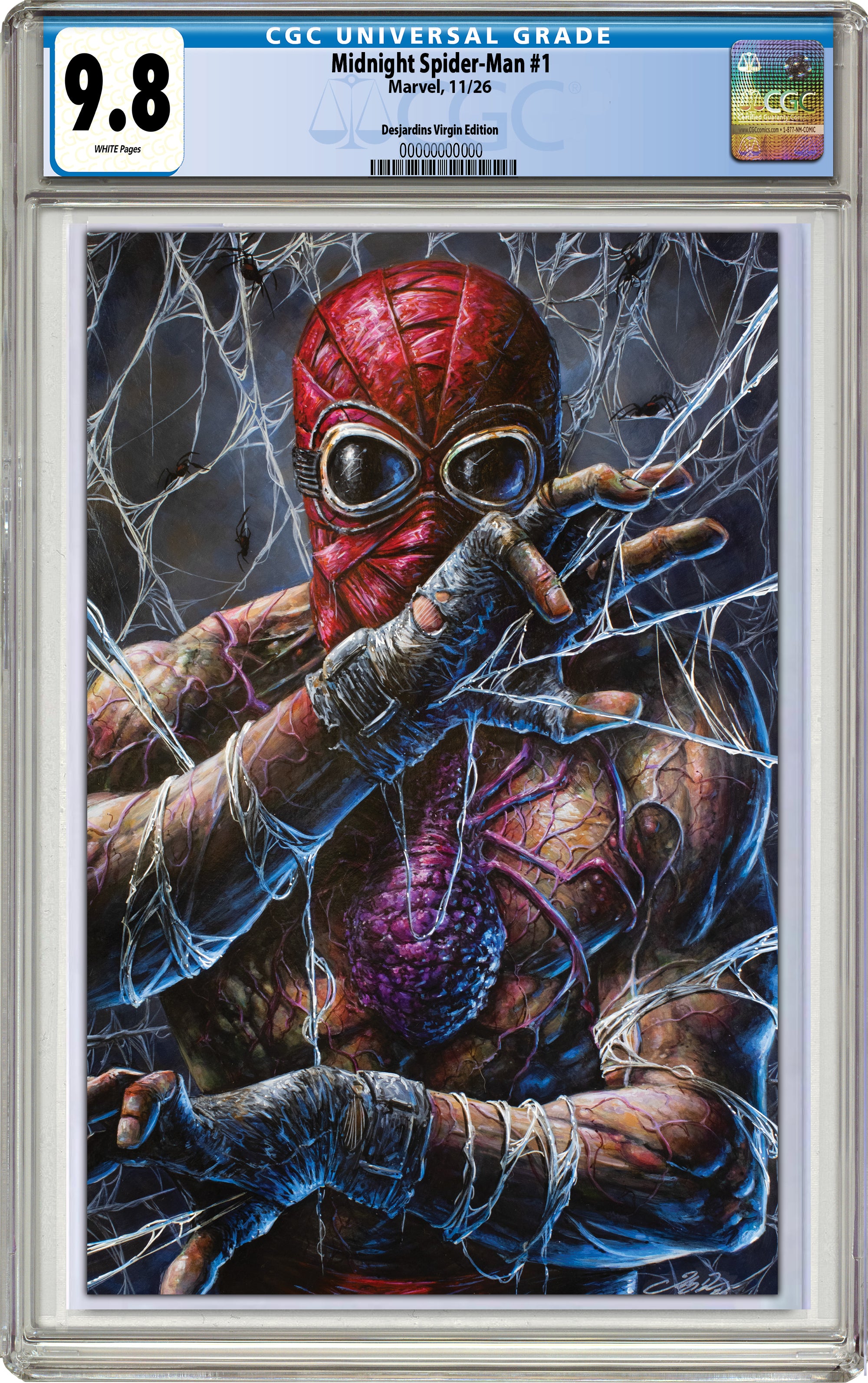 ウルシャンティ様 MIDNIGHT SPIDER-MAN #1 JOHNNY DESJARDINS NYCC EXCLUSIVE VARIANT COVERS