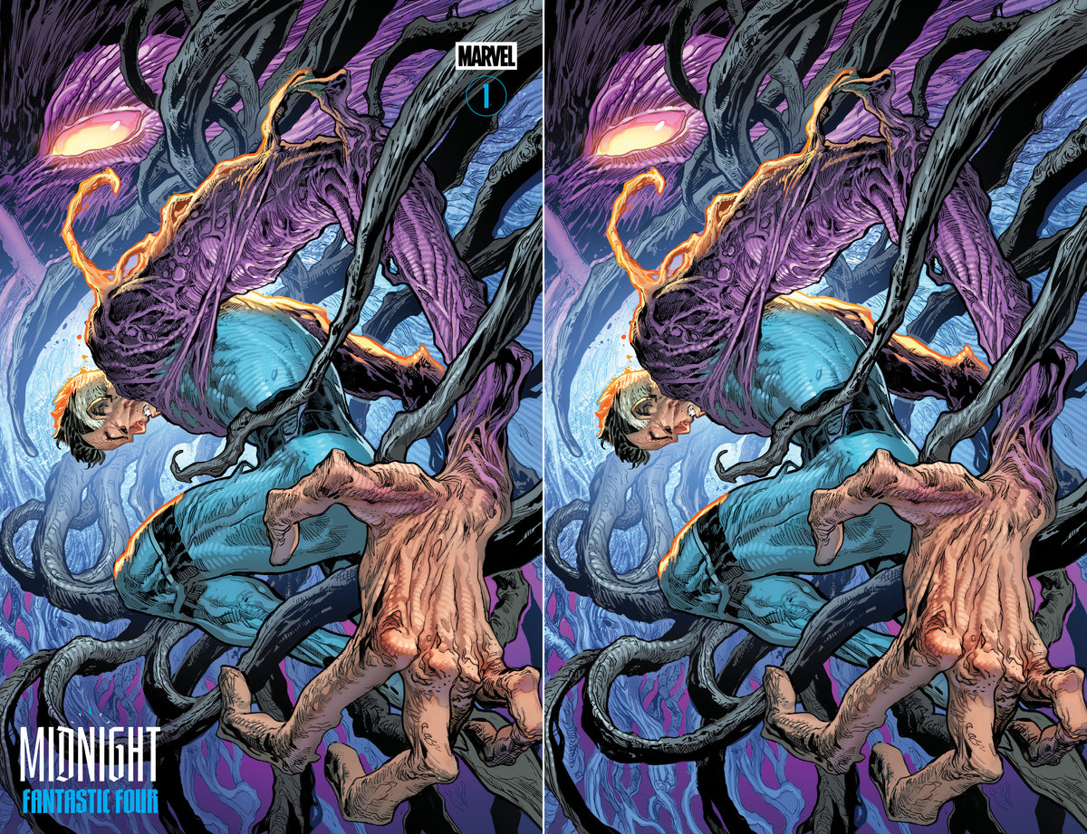 MIDNIGHT FANTASTIC FOUR #1 KEN LASHLEY NYCC EXCLUSIVE VARIANT COVERS -- [10-07-26 ]