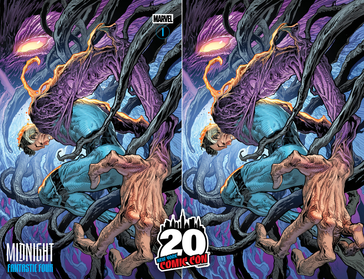 MIDNIGHT FANTASTIC FOUR #1 KEN LASHLEY NYCC EXCLUSIVE VARIANT COVERS -- [10-07-26 ]