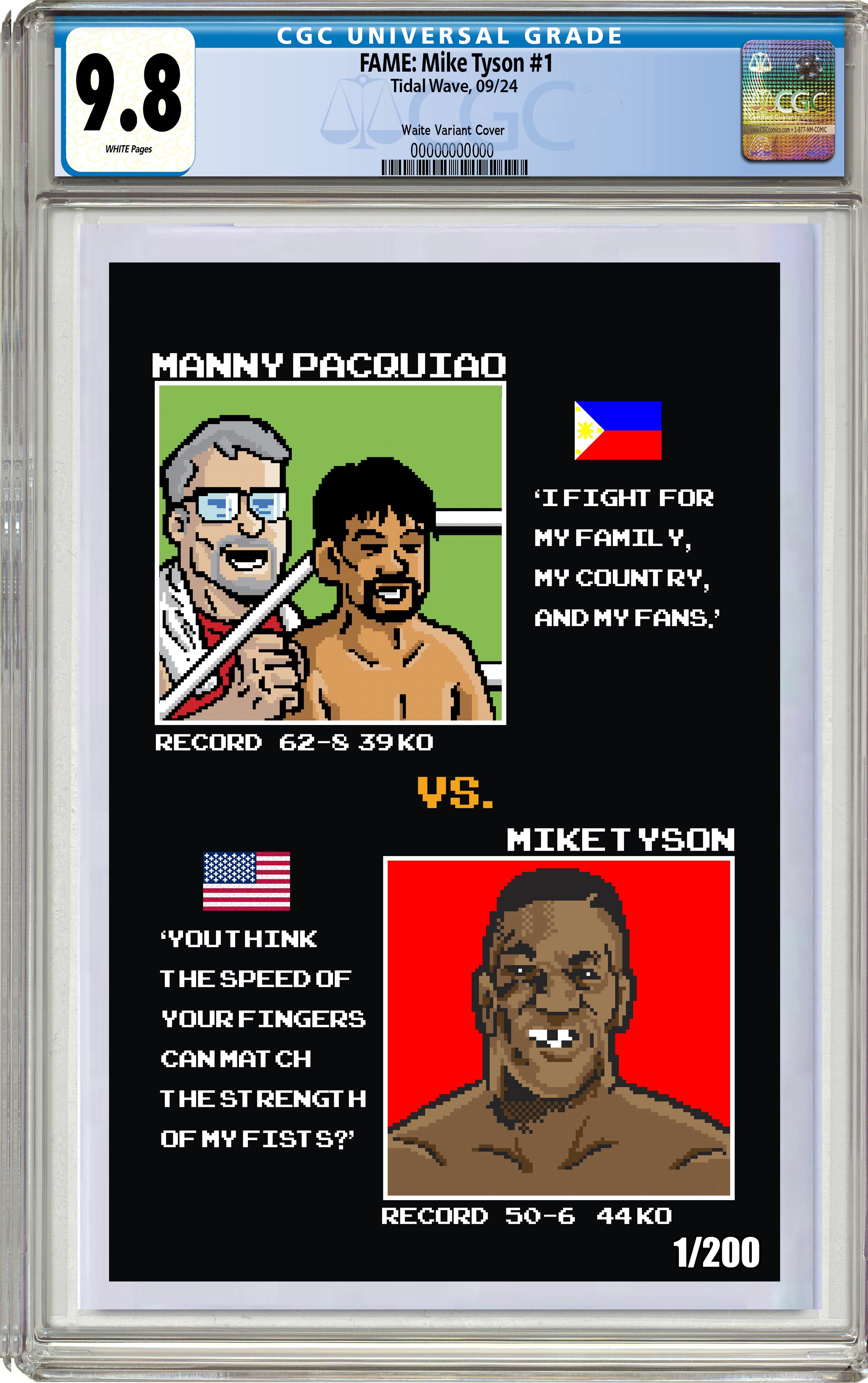 MIKE TYSON #1 MANNY "PACMAN" PACQUIAO VS IRON MIKE TYSON DREAM MATCH ROUND 2 BY MATTHEW WAITE