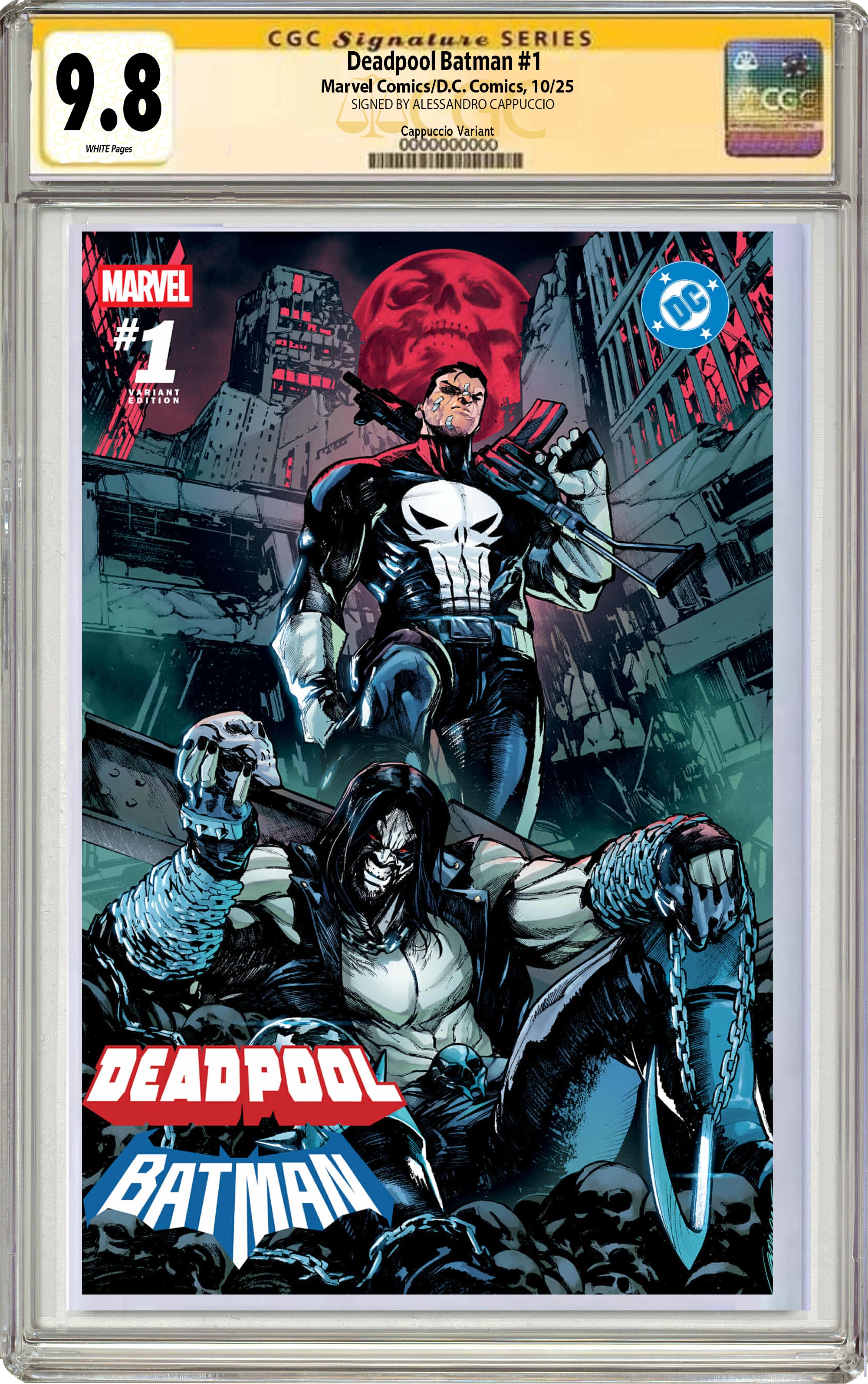 DEADPOOL BATMAN #1 ALESSANDRO CAPPUCCIO EXCLUSIVE VARIANT COVERS