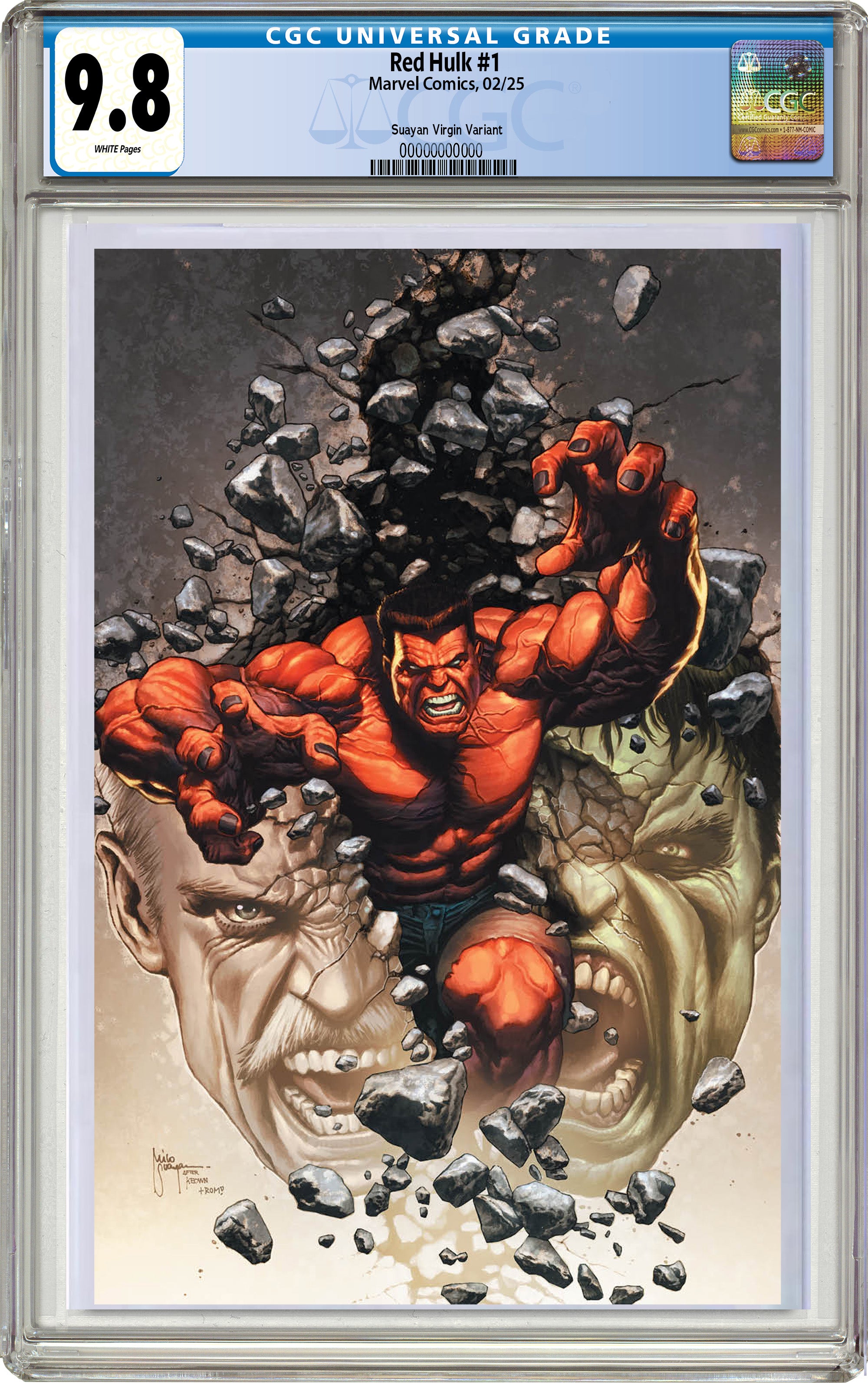 RED HULK #1 MICO SUAYAN SPLIT PERSONALITY EXCLUSIVE VARIANT OPTIONS 02-26-25