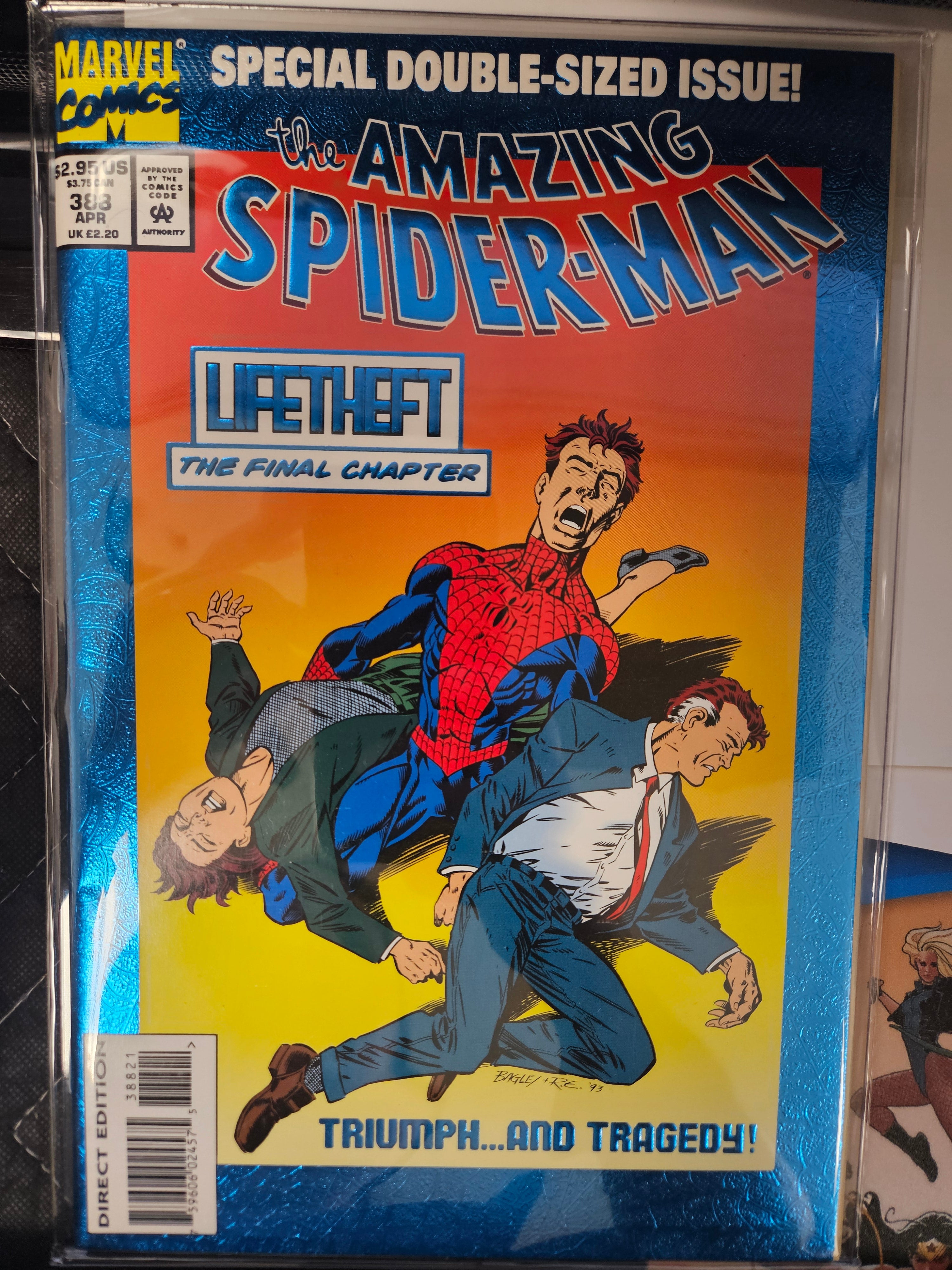 AMAZING SPIDER-MAN #388 FOIL MARK BAGLEY (CB128)