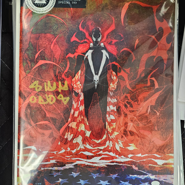 DEPARTMENT OF TRUTH WILD FICTIONS #1 CVR B SPAWN VARIANT SIGNED BY MAR