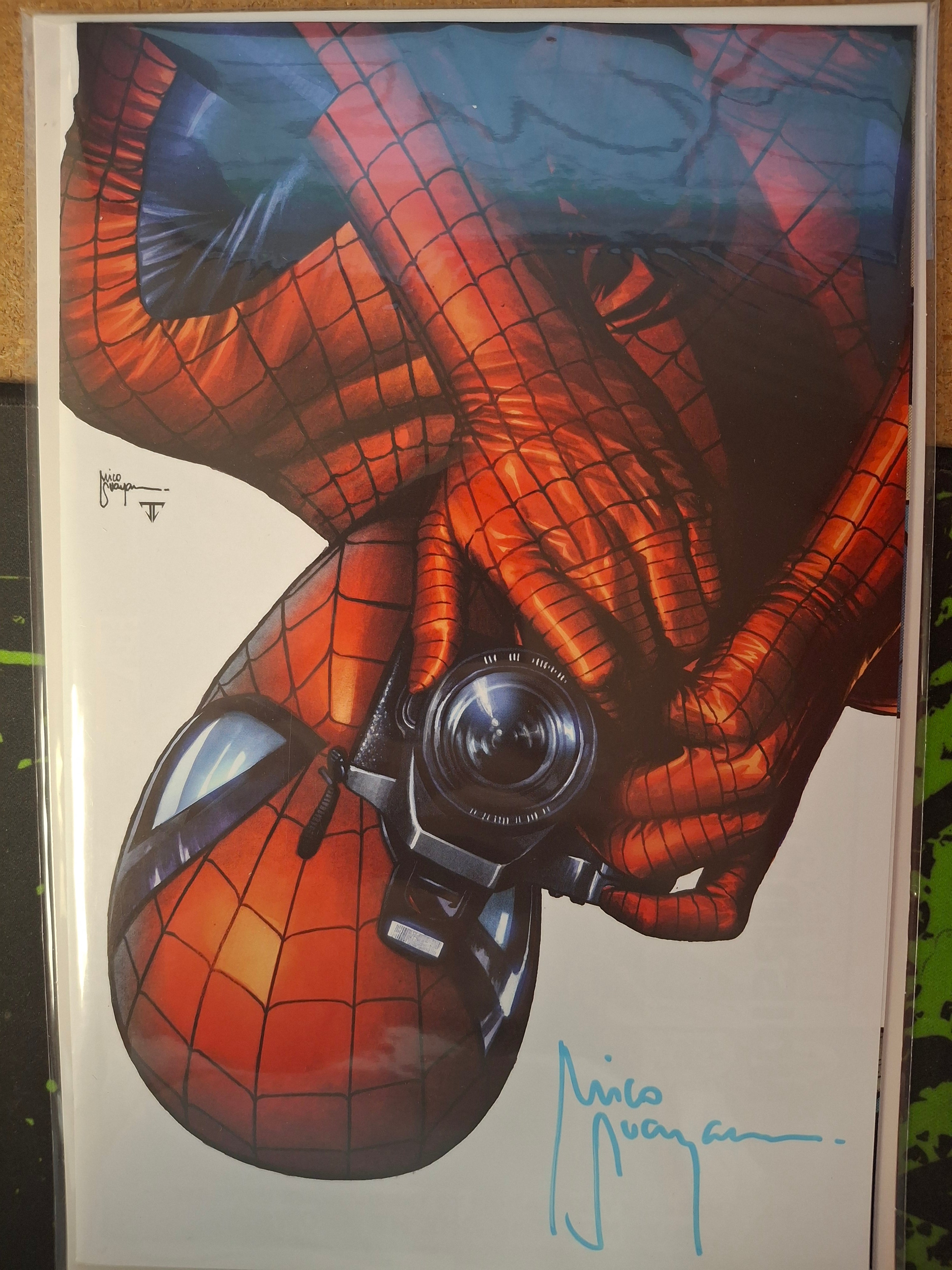 AMAZING SPIDER-MAN #1 C2E2 SECRET DROP SIGNED BY MICO SUAYAN W/COA (SS1)