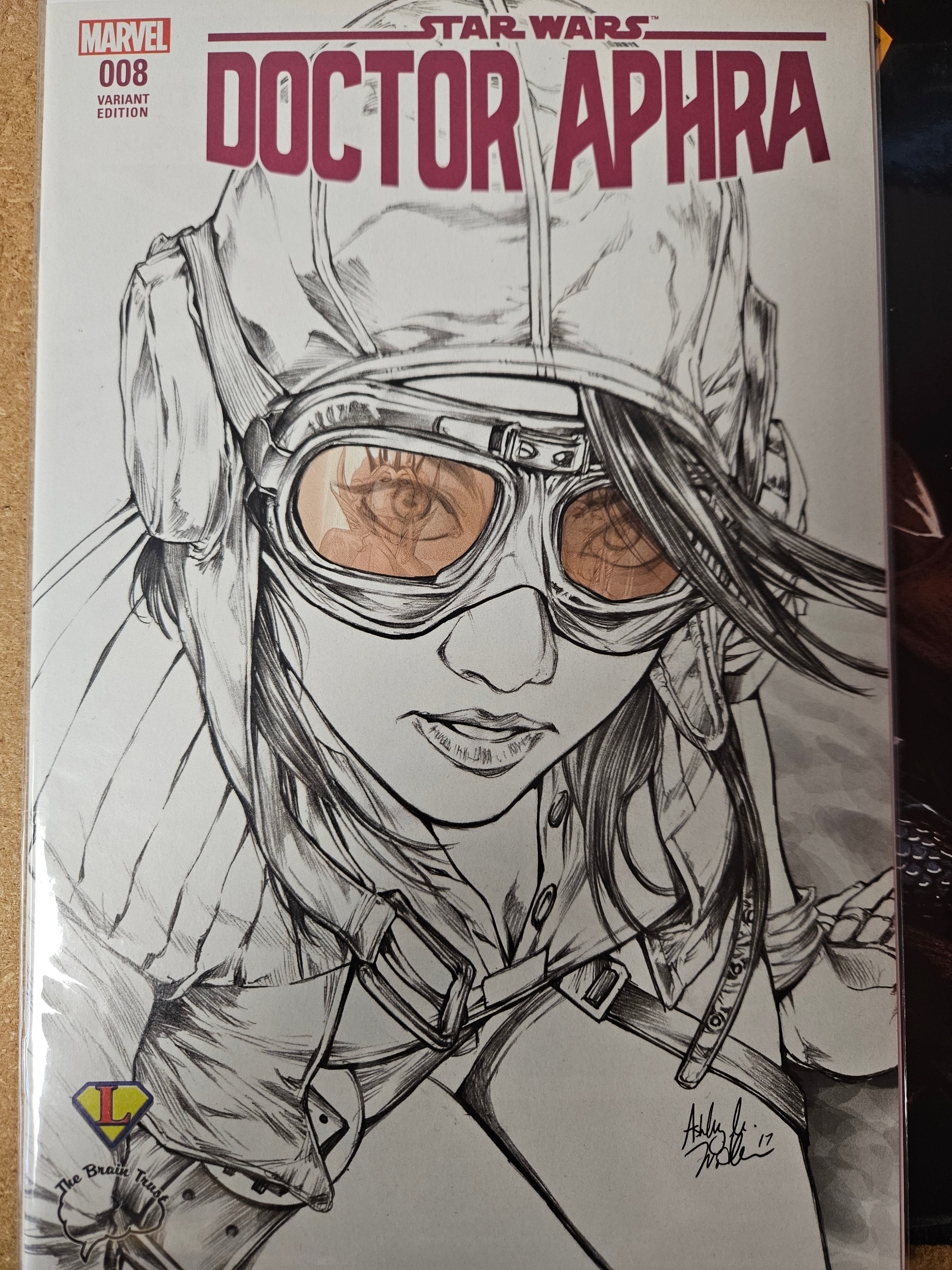 STAR WARS DOCTOR APHRA #8 BRAIN TRUST B&W EXCLUSIVE (M189)