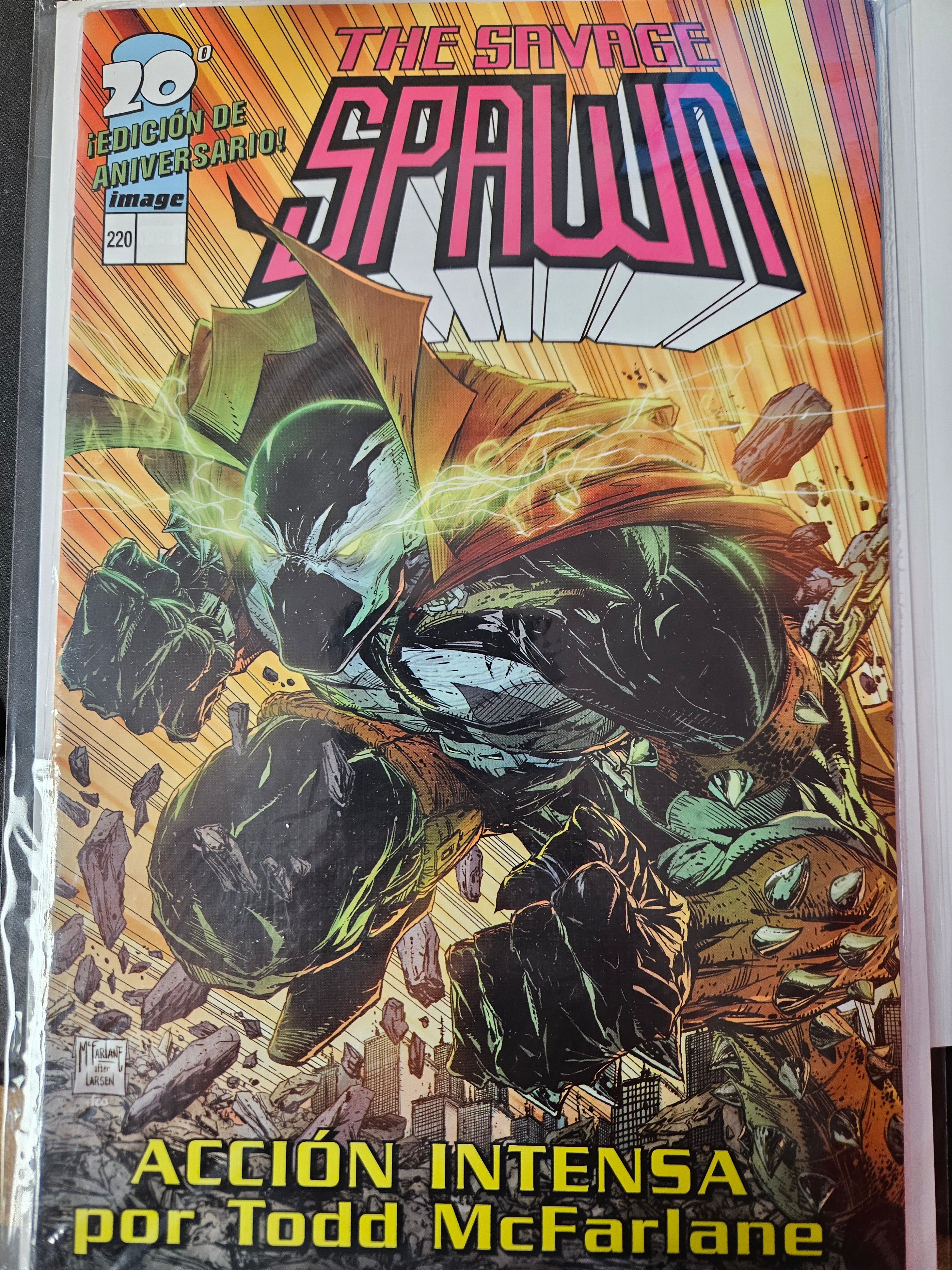 THE SAVAGE SPAWN RARE TRADE DRESS TODD MCFARLANE FOREIGN (CB128)