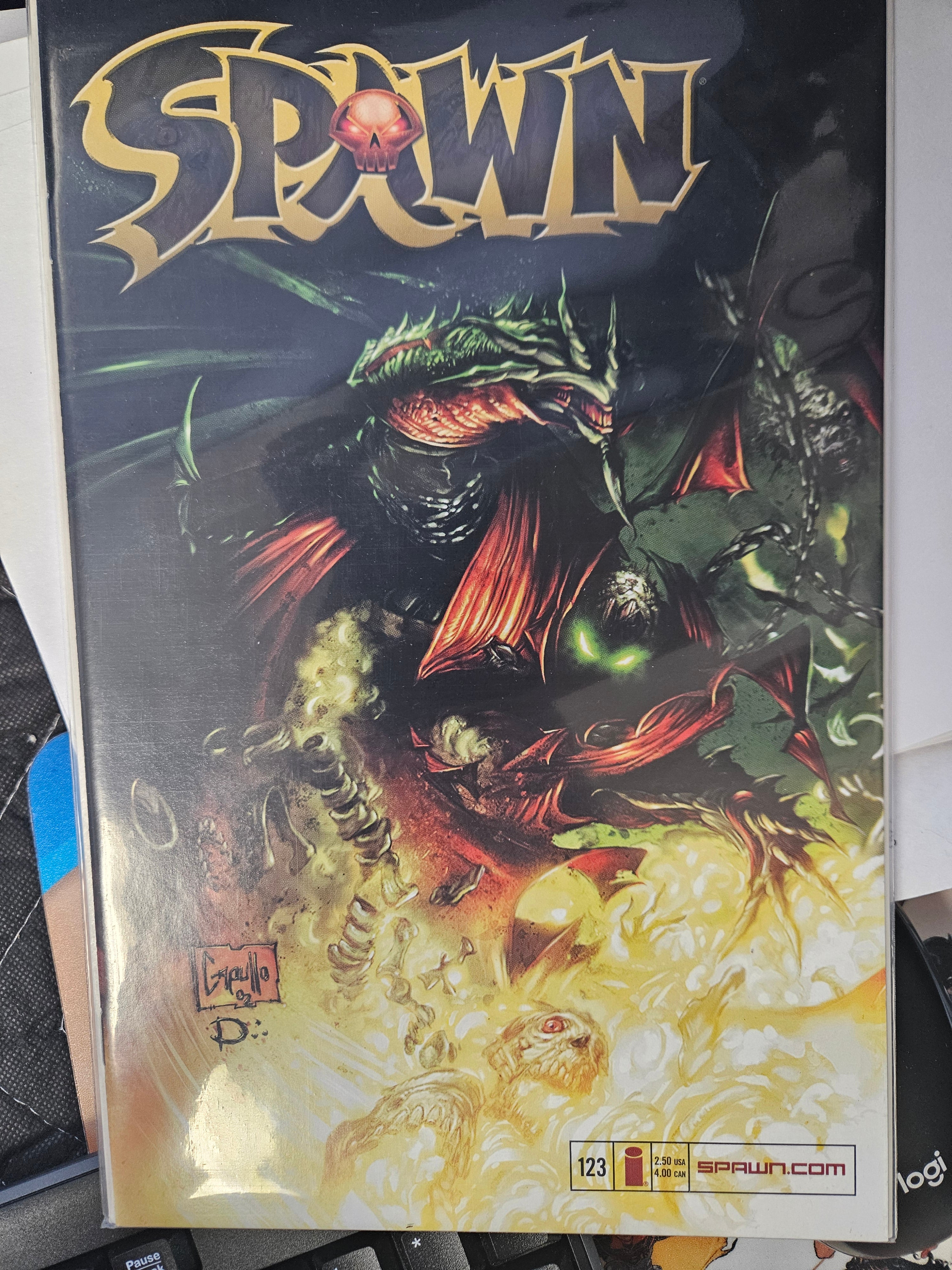 SPAWN #123  TODD  MCFARLANE (CB132)
