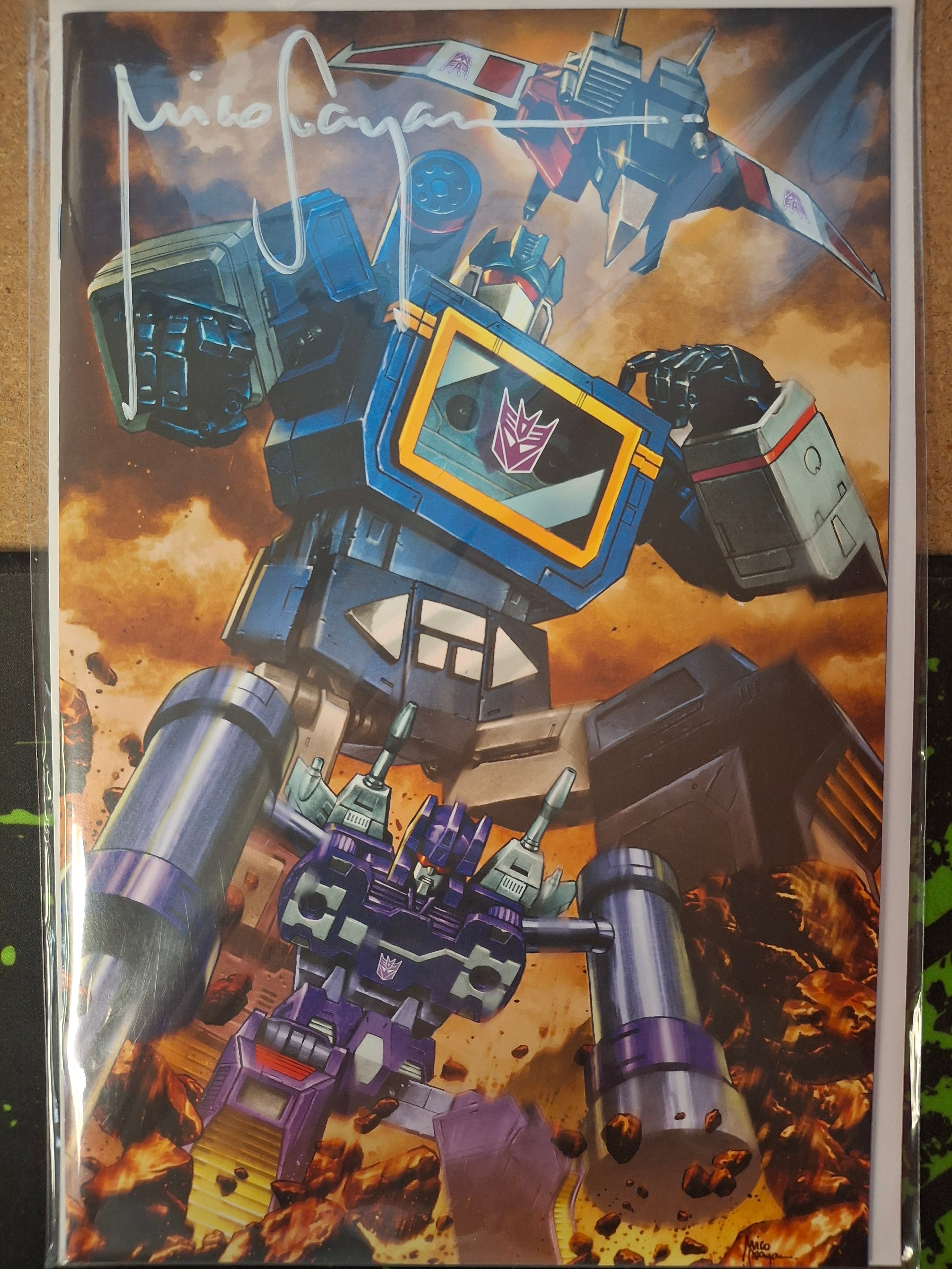 TRANSFORMERS #10 SIGNED BY MICO SUAYAN WITH COA (SS1)