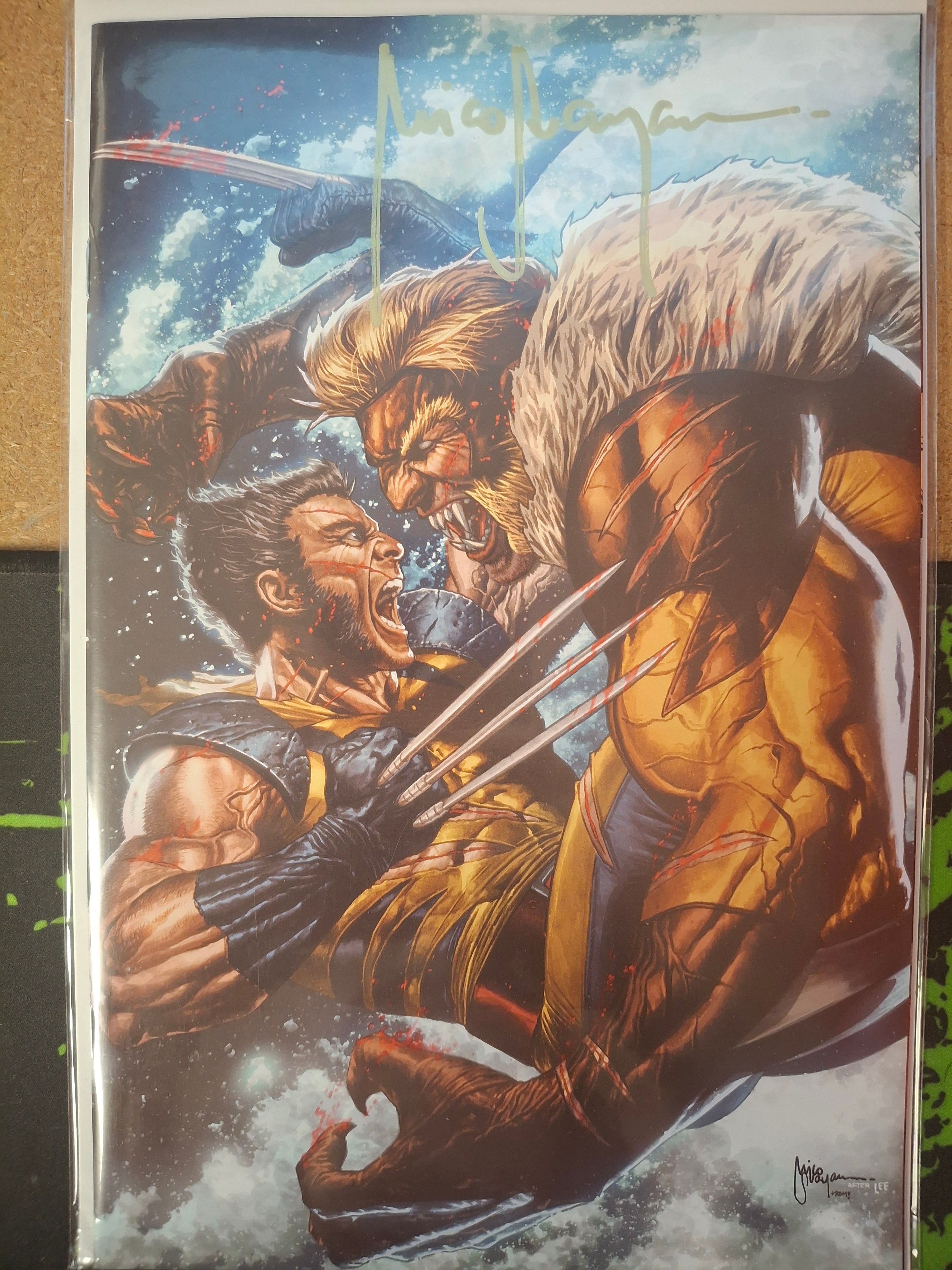WOLVERINE #41 VIRGIN VARIANT SIGNED BY MICO SUAYAN WITH COA (SS9)