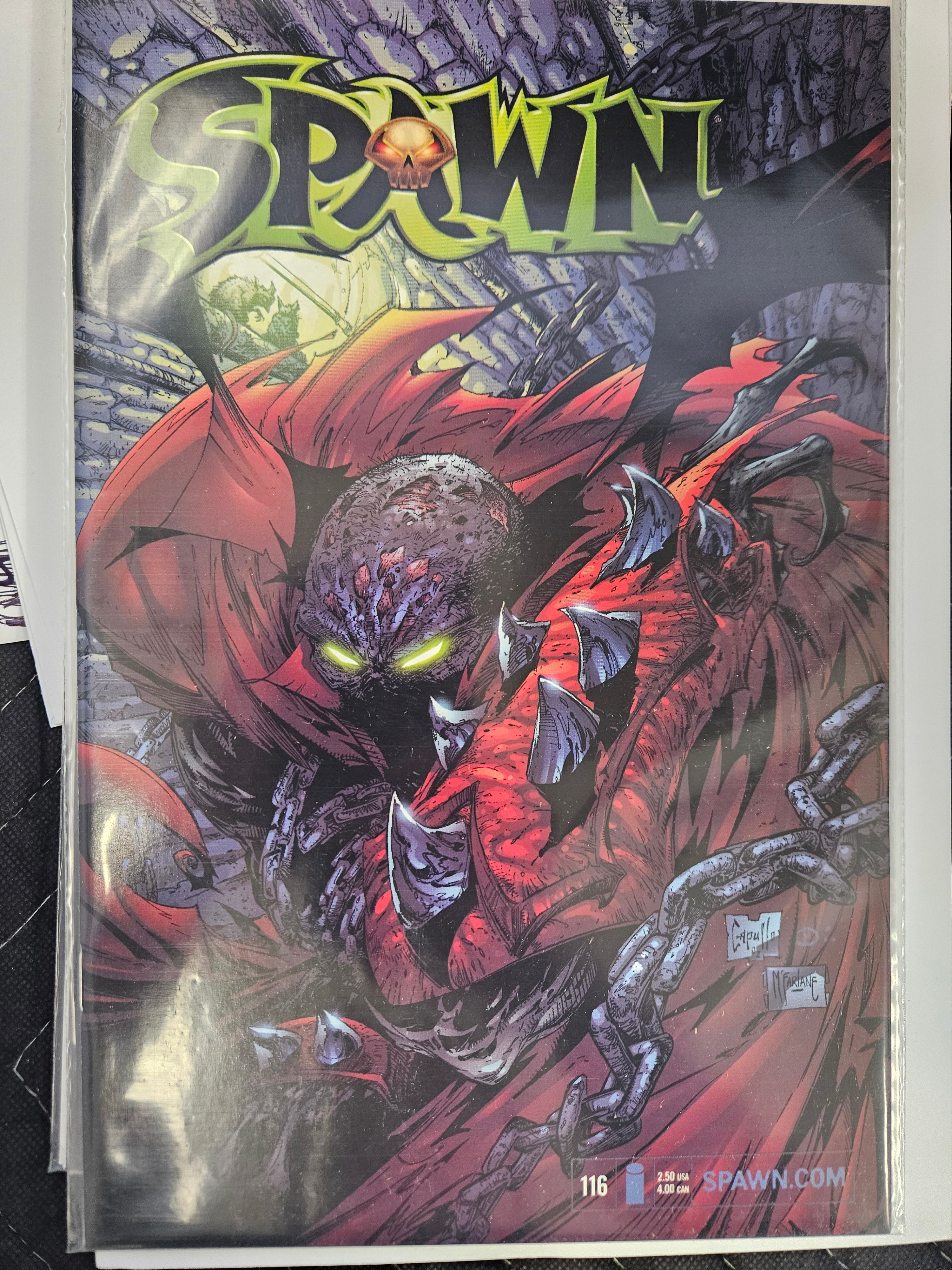 SPAWN #116 2002 IMAGE COMICS TODD MCFARLANE/ GREG CAPULLO (CB132)