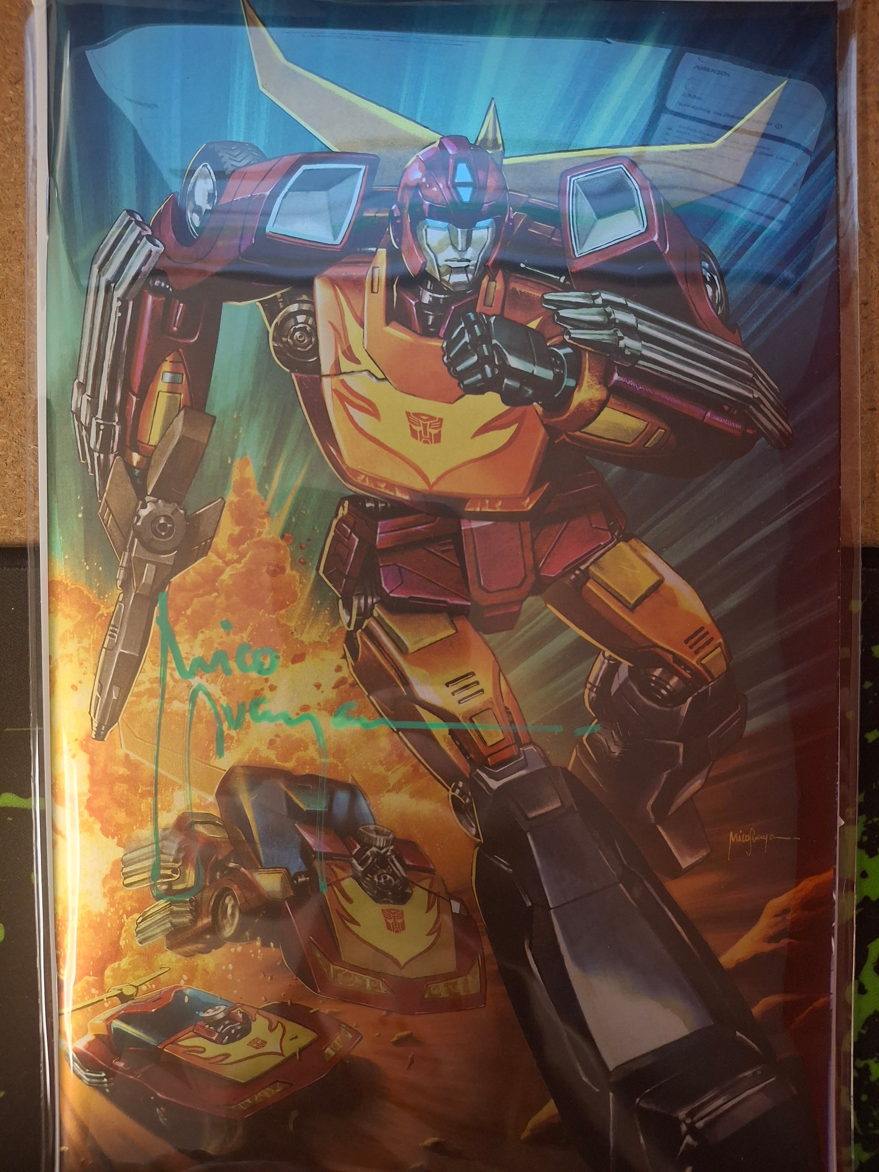 VOID RIVALS #15 MEGACON FOIL SIGNED BY MICO SUAYAN WITH COA (SS9)