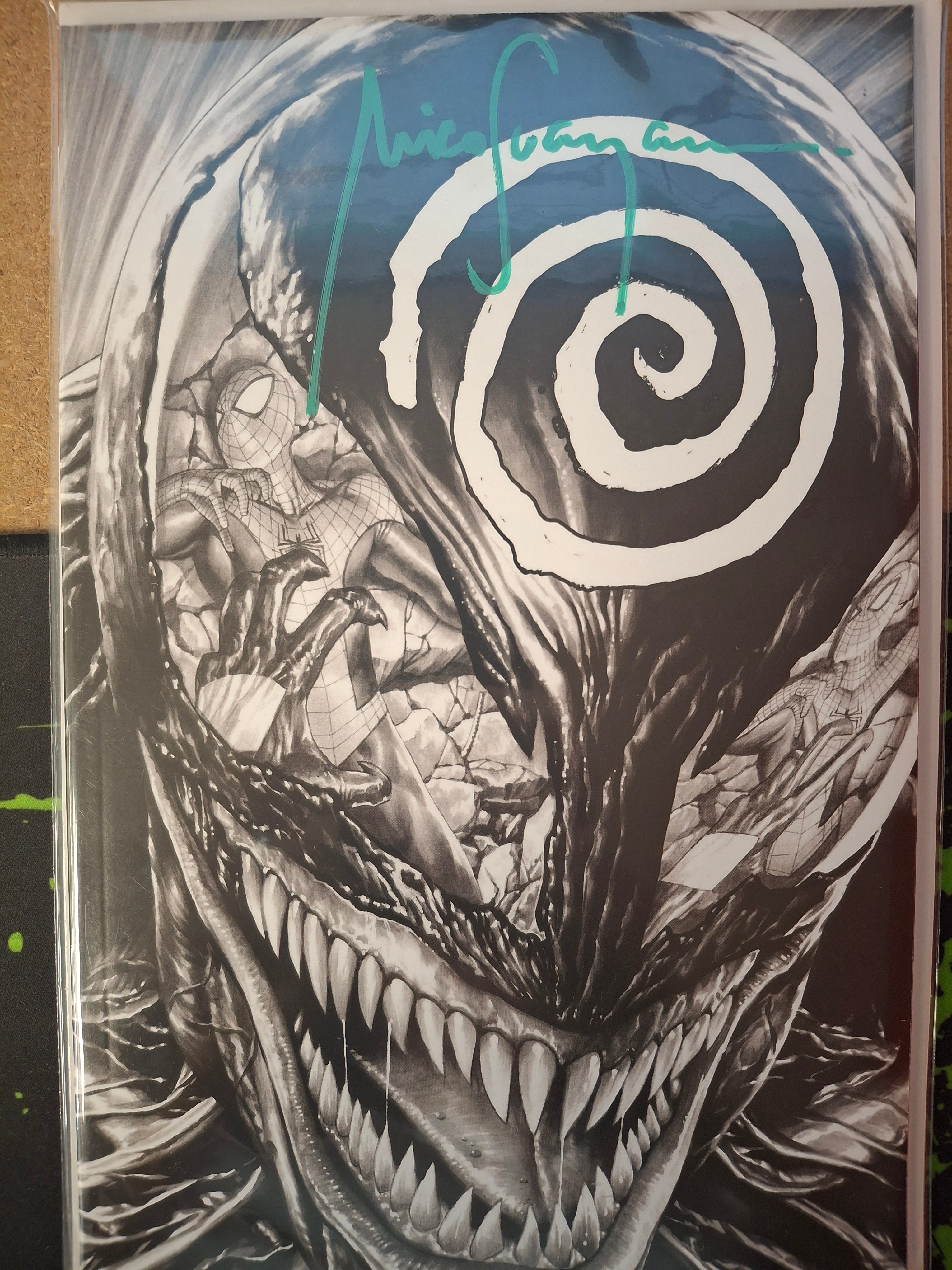 VENOM #35 KNULLIFIED SKETCH VARIANT SIGNED BY MICO SUAYAN W/COA (SS1)