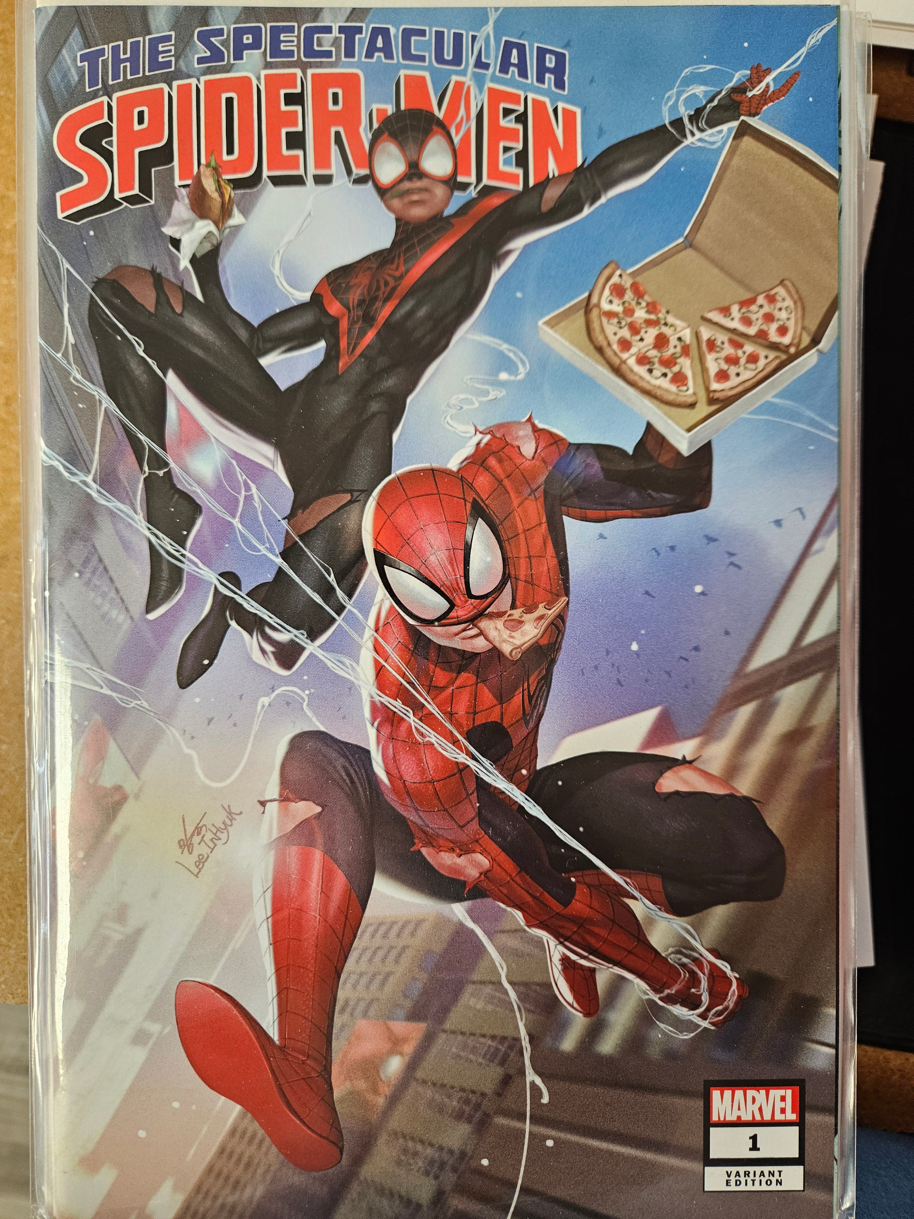 THE SPECTACULAR SPIDER-MEN #1 LEE INHYUK LIMITED OF 1500 (M100)