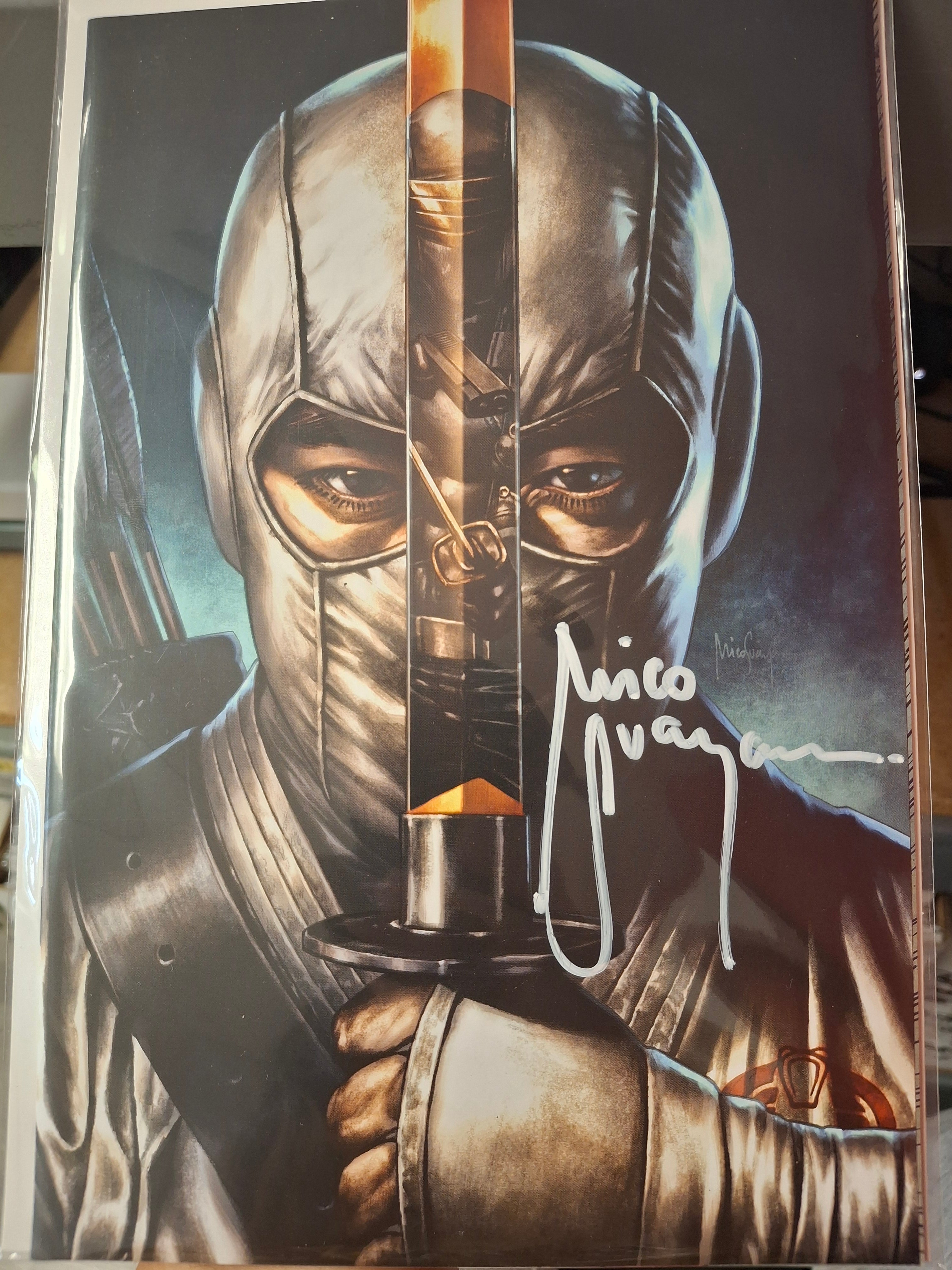 SNAKE EYES DEADGAME #2 REFLECTION VARIANT SIGNED BY MICO W/COA (SS7)