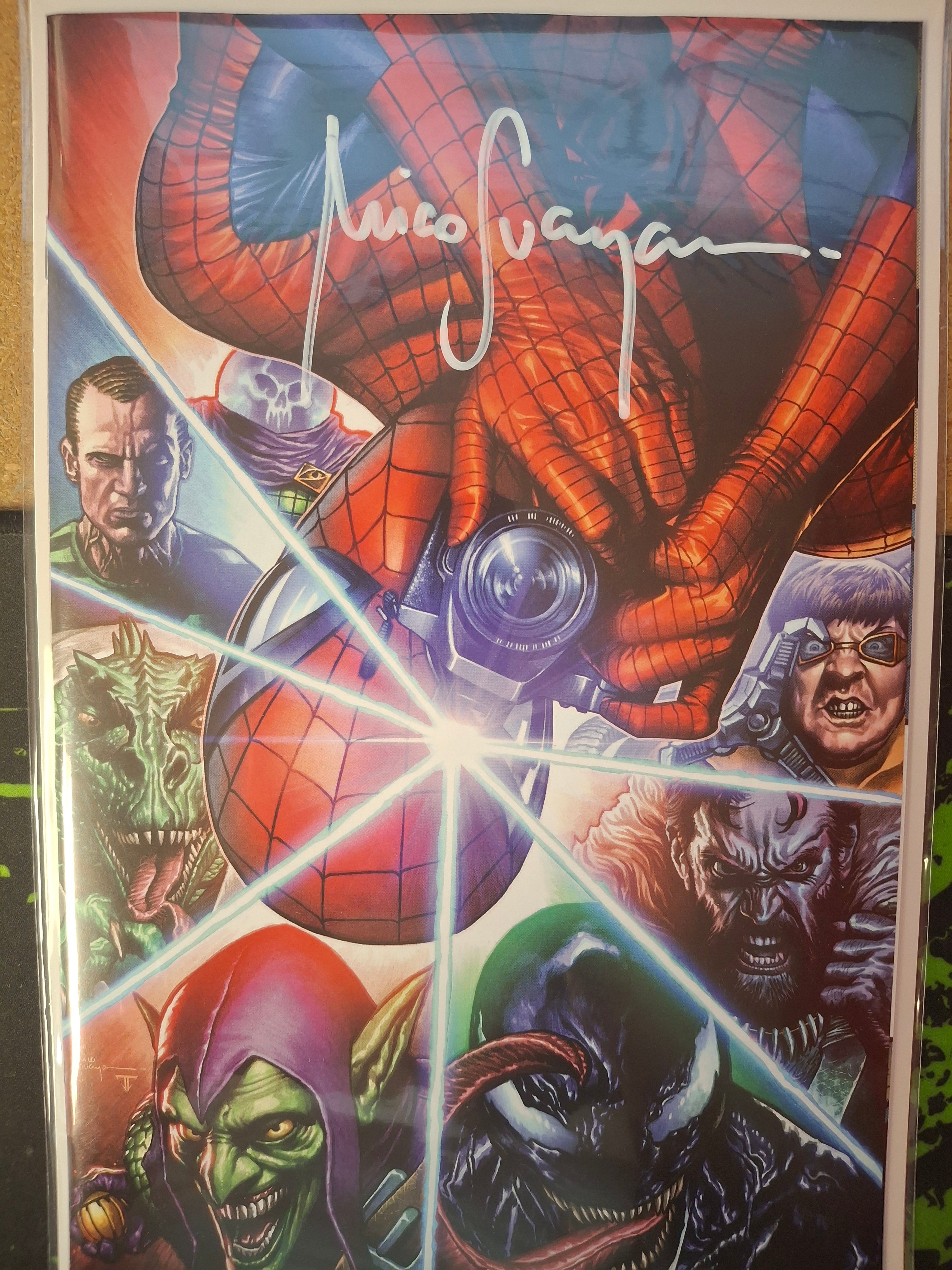 AMAZING SPIDER-MAN #1 C2E2 "SNAPSHOT" VIRGIN VARIANT SIGNED BY MICO SUAYAN W/COA (SS1)