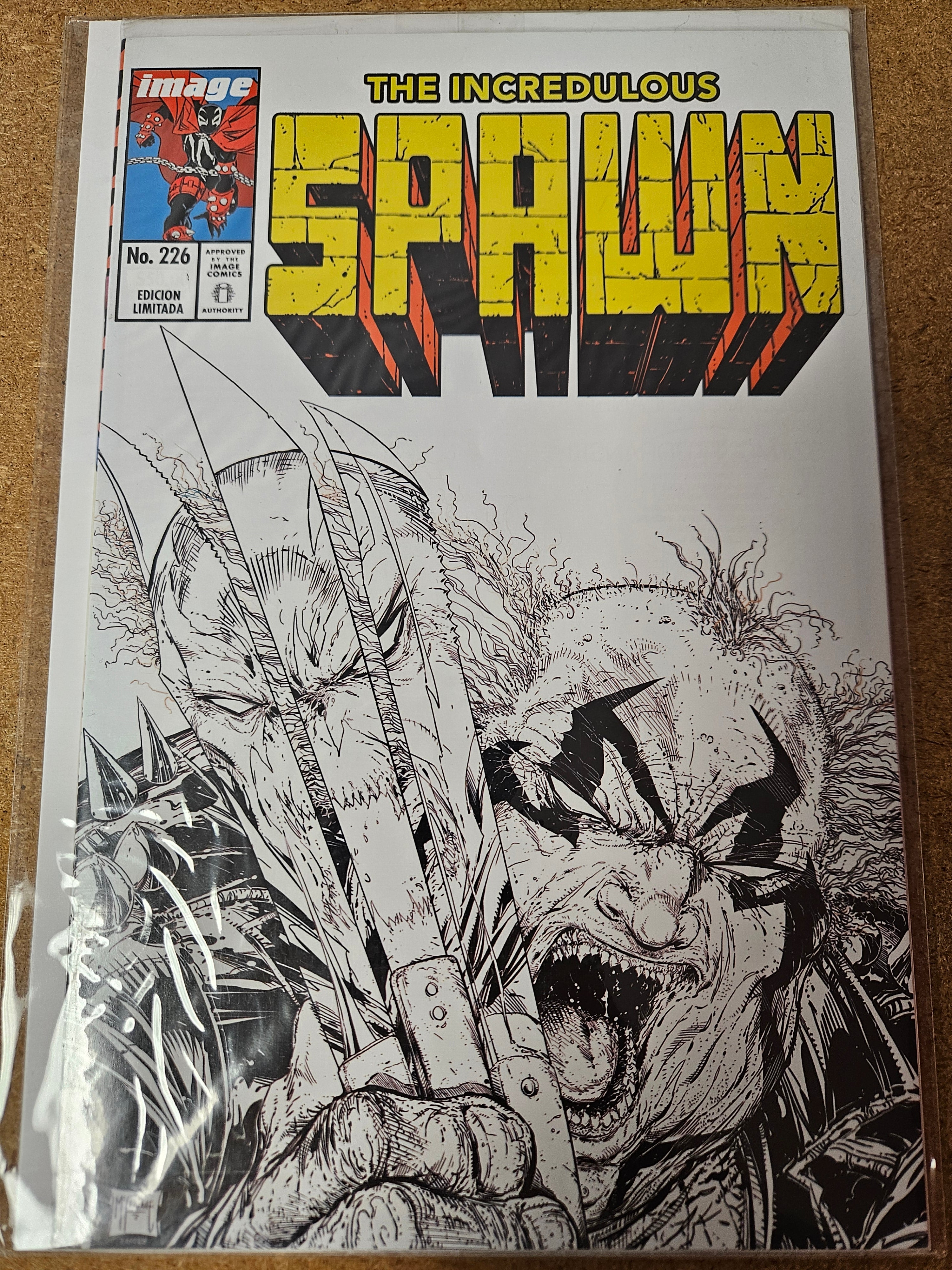 THE INCREDULOUS SPAWN #226 SKETCH VARIANT: TODD MCFARLANE (CB128)