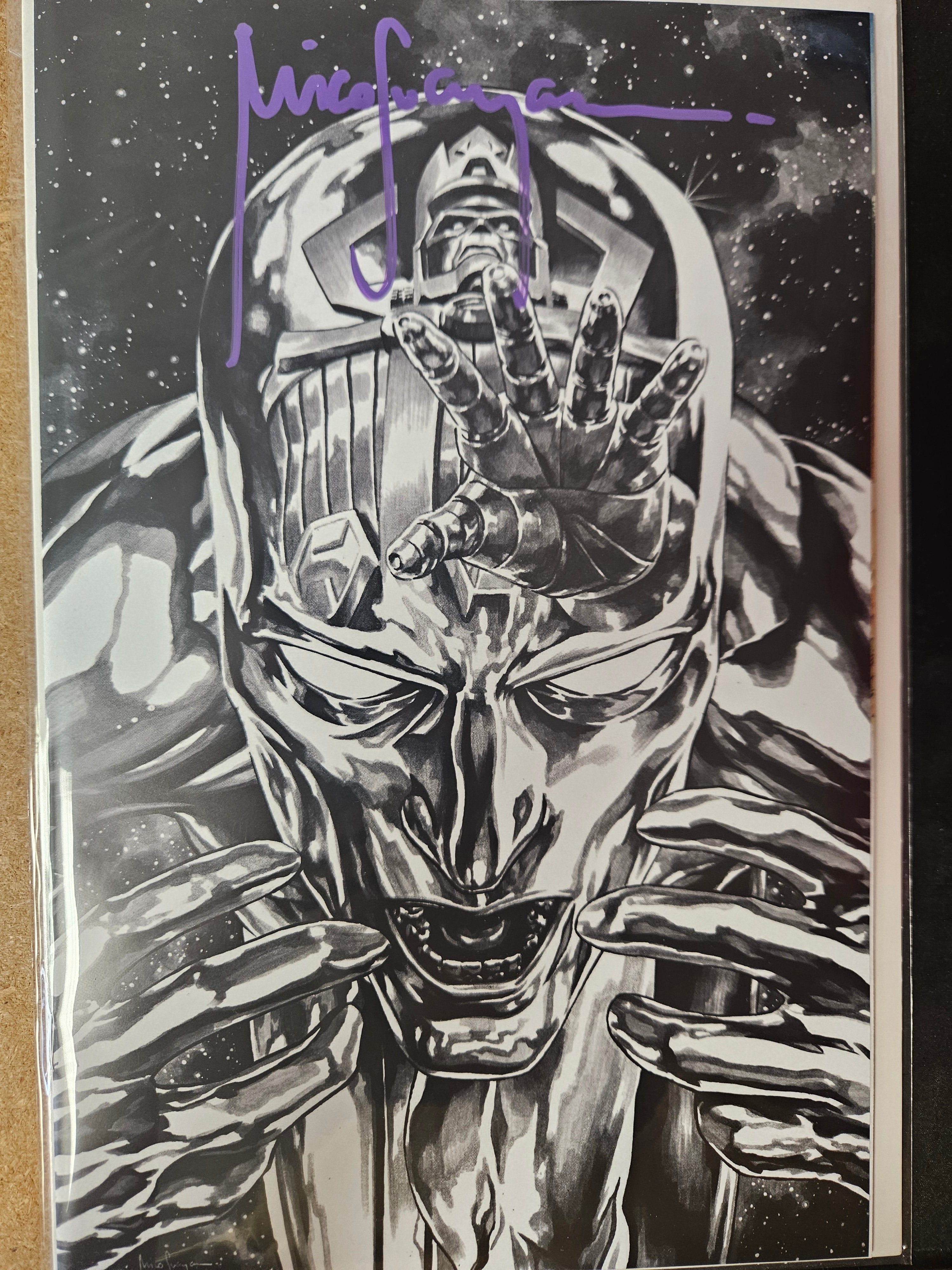DEATH OF SILVER SURFER #1 MICO SUAYAN SKETCH SDCC SIGNED BY MICO W/COA (SS11)