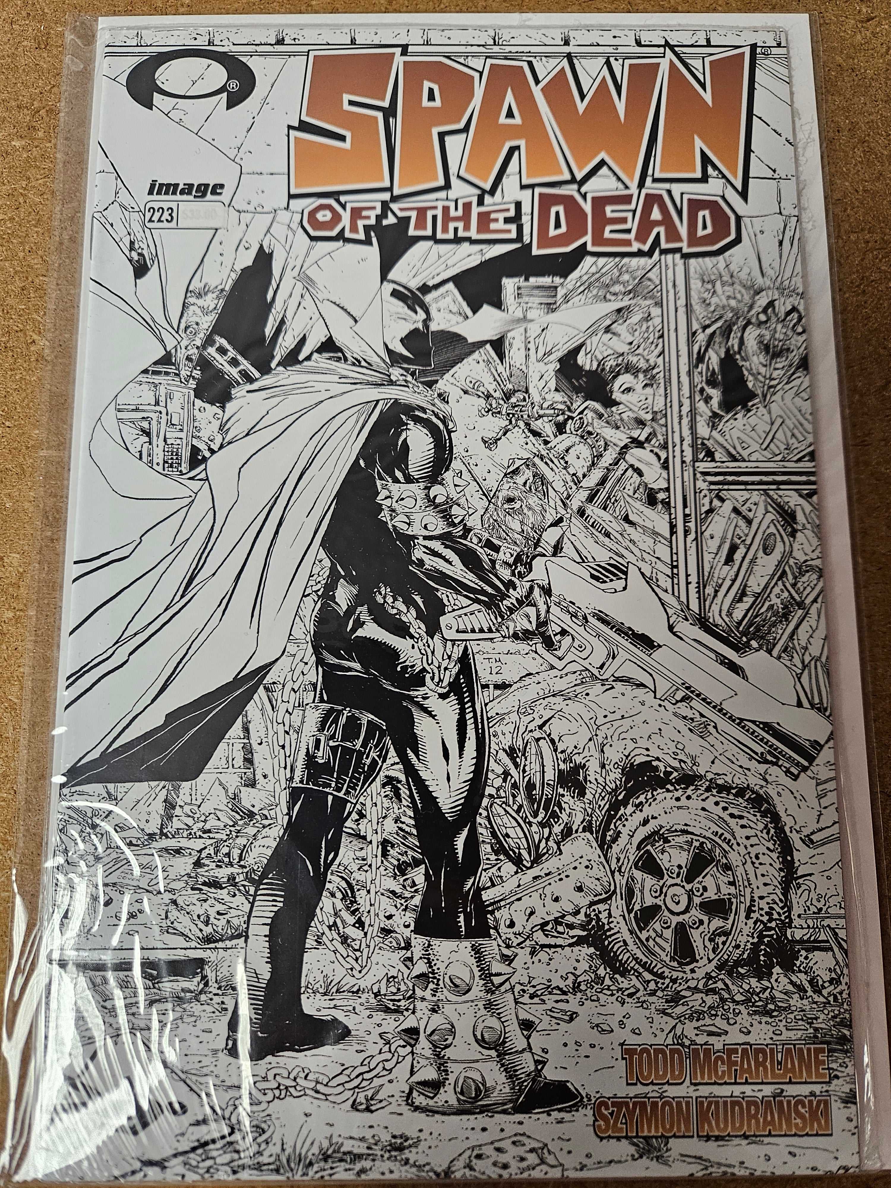 SPAWN OF THE DEAD #223 SKETCH VARIANT (CB128)