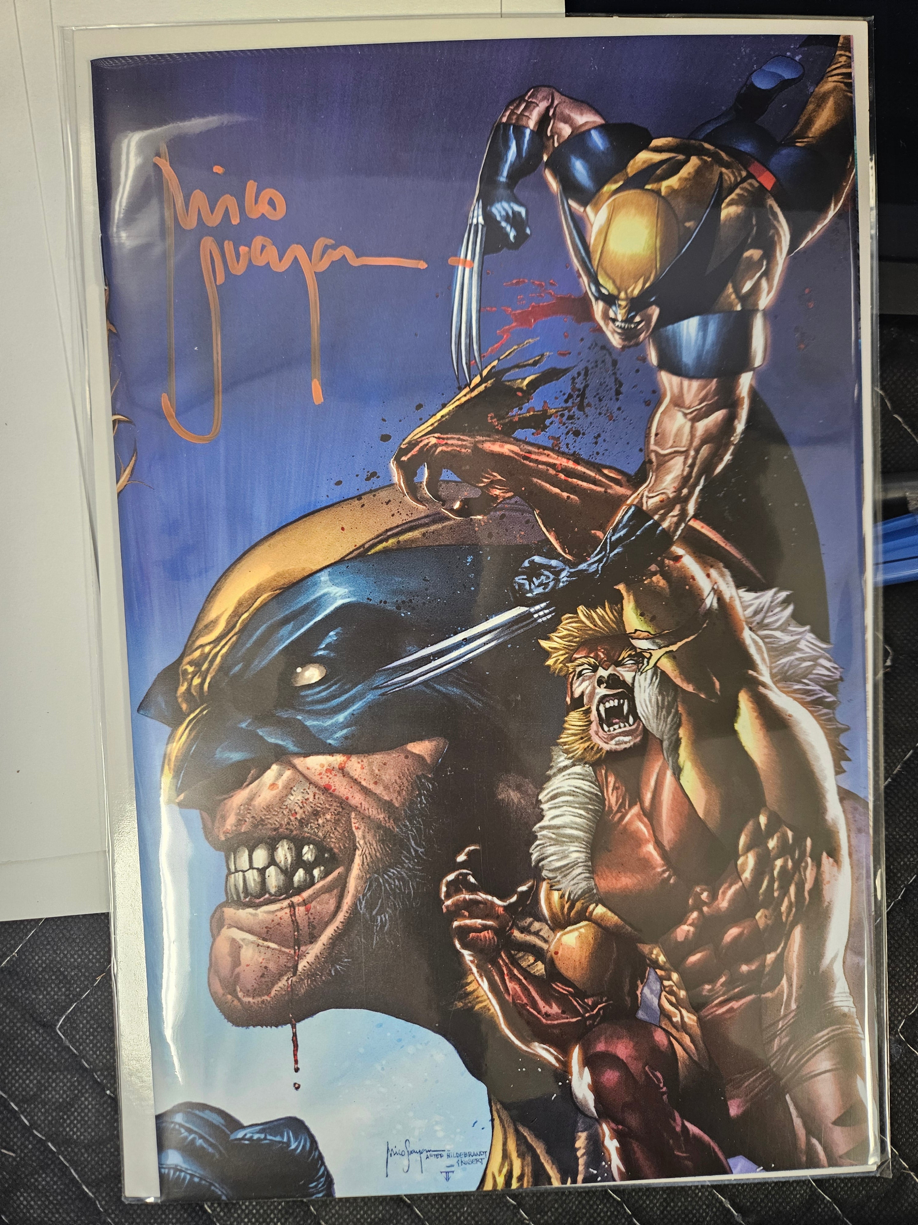 WOLVERINE #47 VIRGIN VARIANT SIGNED BY MICO SUAYAN W/COA (SS15)