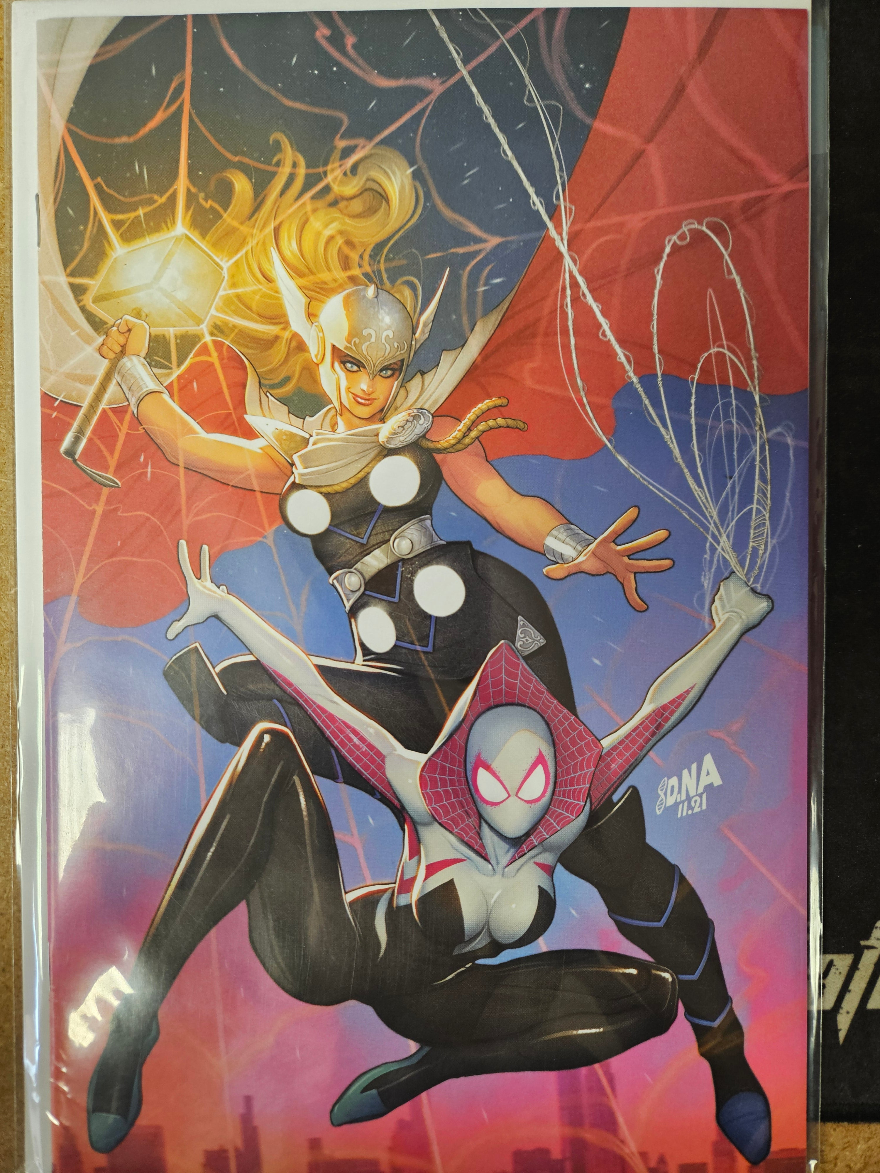 SPIDER-GWEN GWEN-VERSE #2 CVR B DAVID NAKAYAMA VIRGIN VARIANT (CB57)