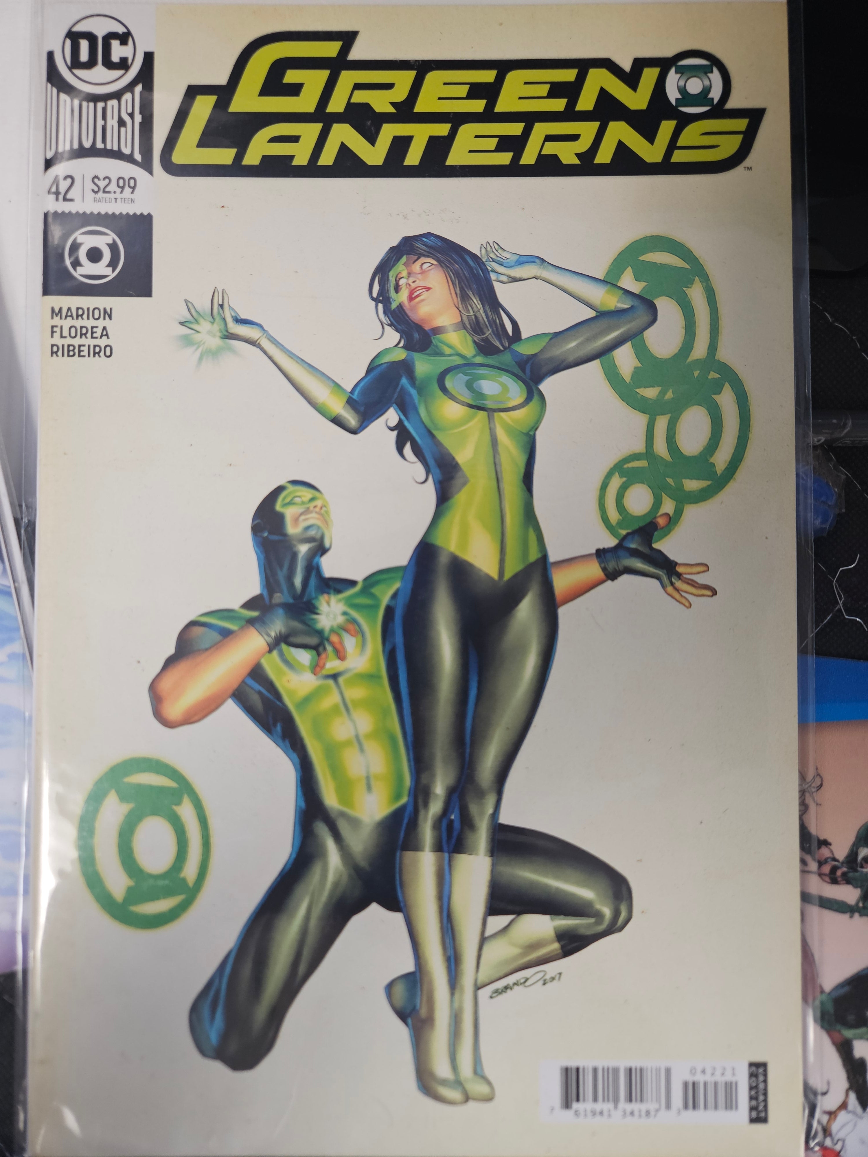 GREEN LANTERNS #42 VARIANT COVER (2018) (CB128)