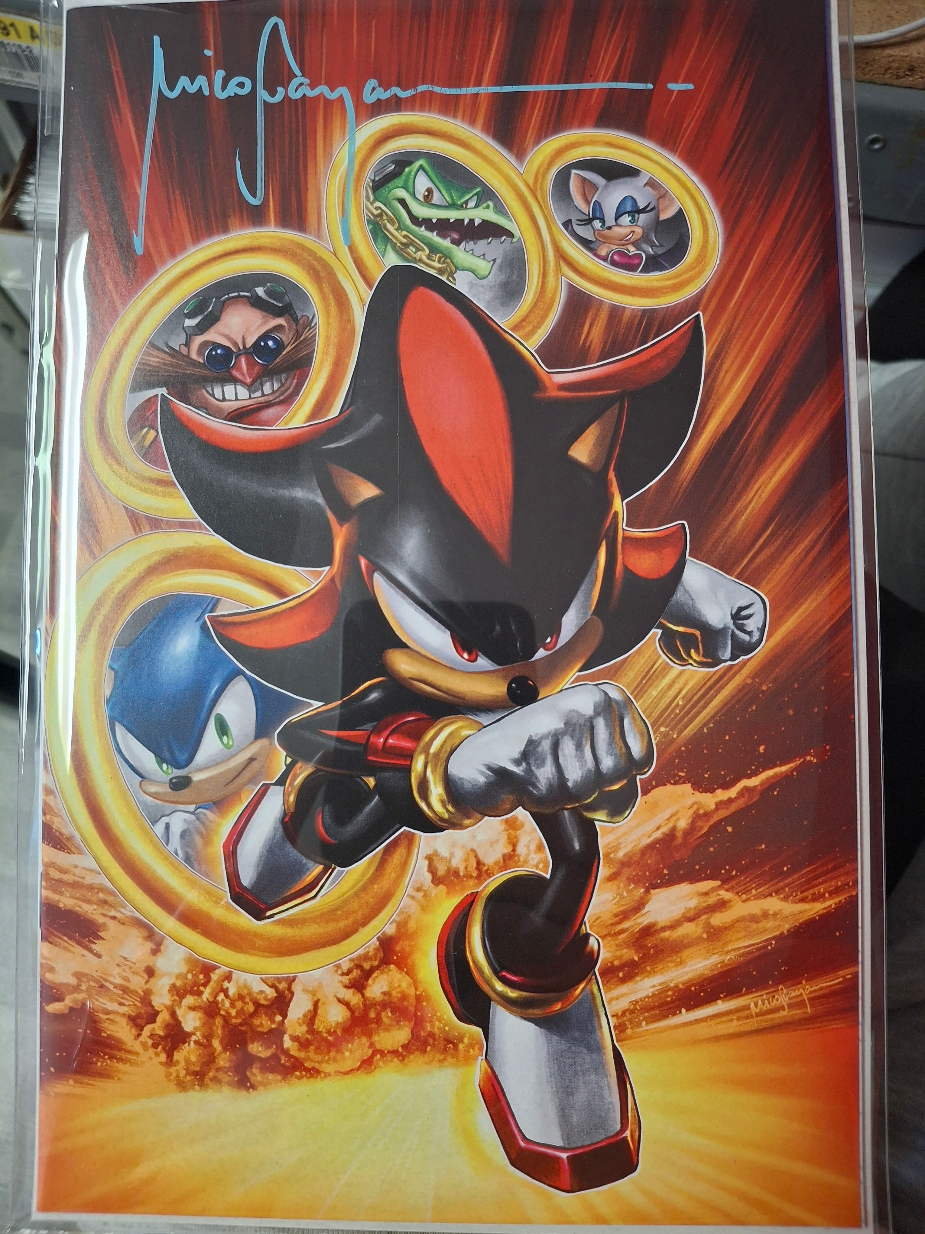 SONIC THE HEDGEHOG #69 FANEXPO DALLAS SIGNED BY MICO SUAYAN W/COA (SS7)