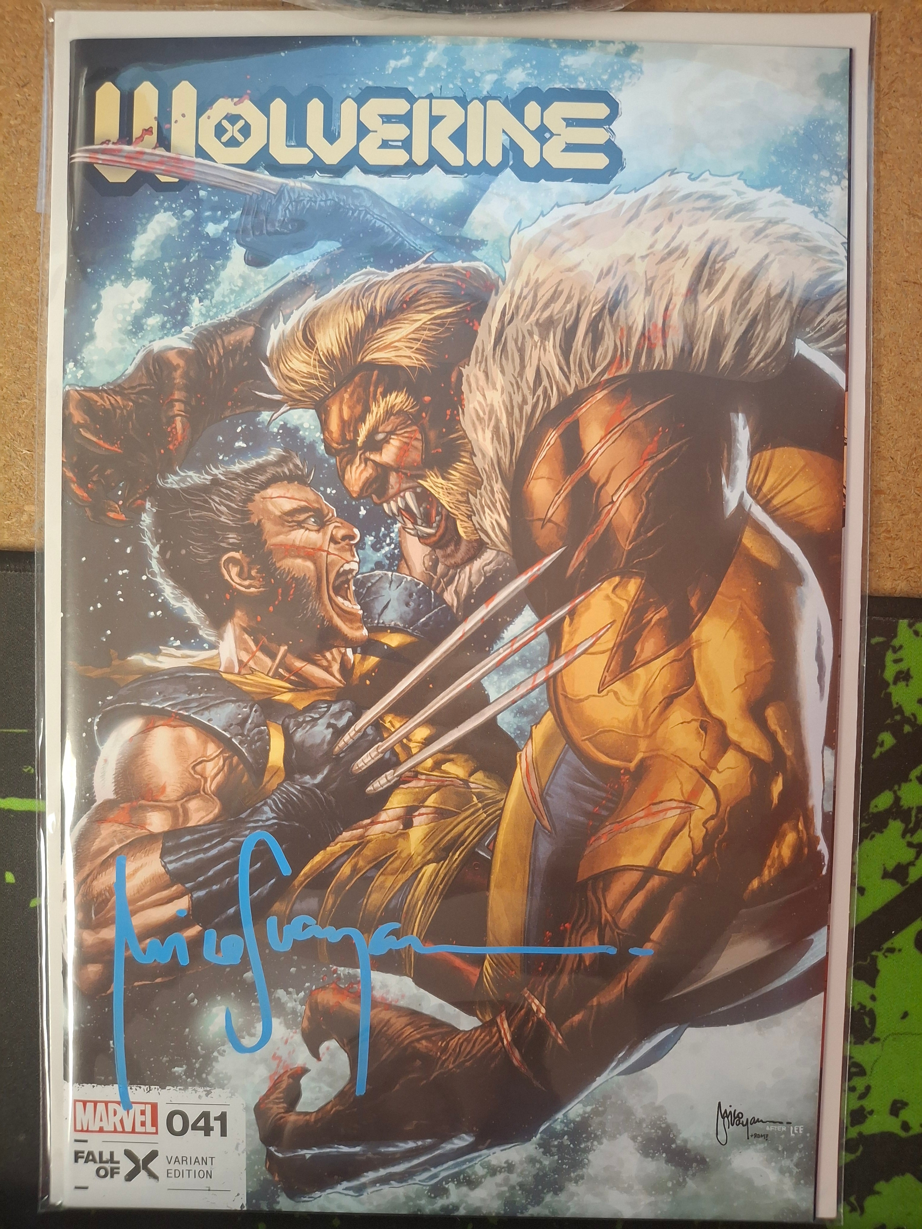 WOLVERINE #41 TRADE DRESS SIGNED BY MICO SUAYAN WITH COA (SS9)