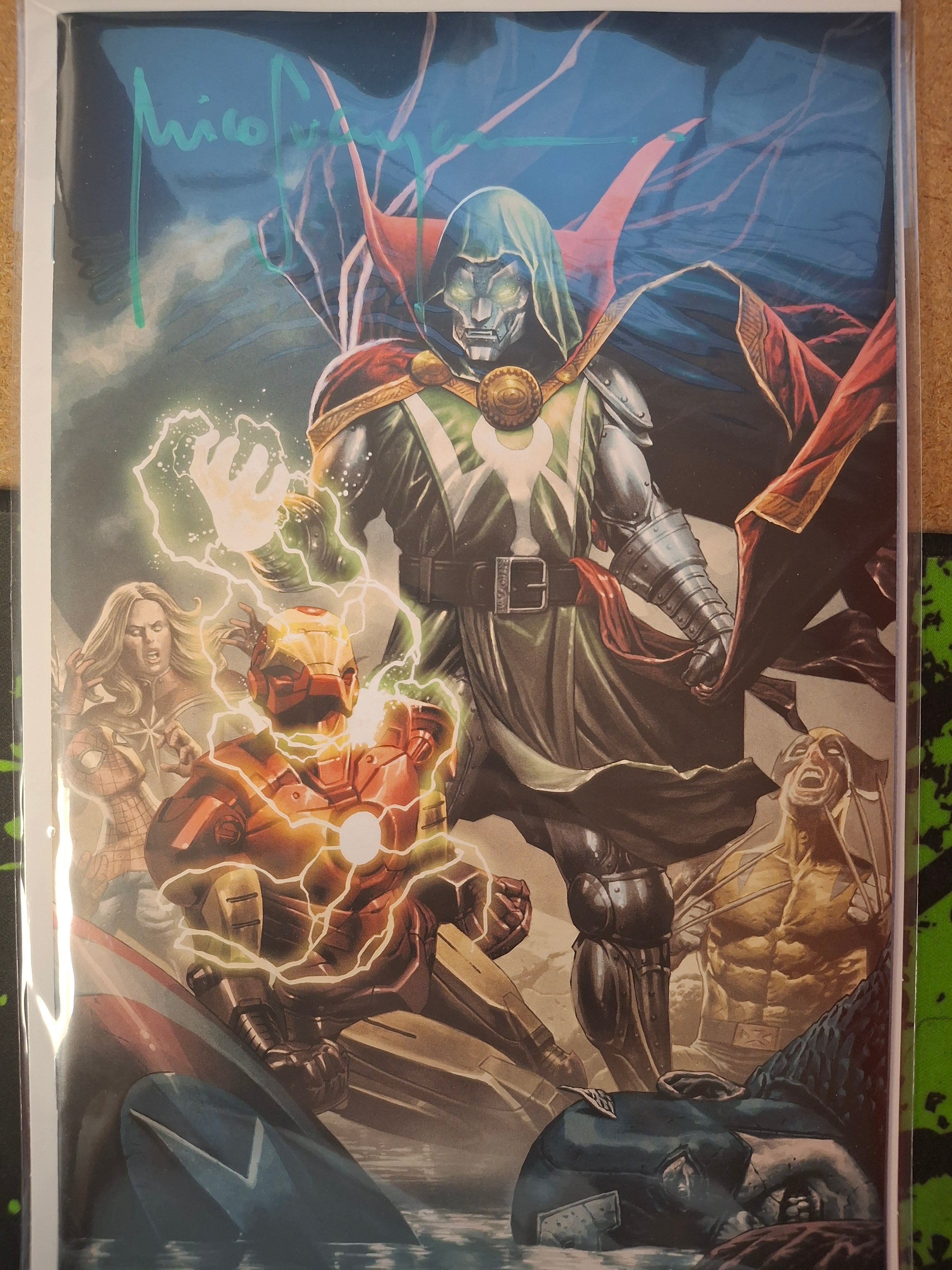 DOOM'S DIVISION #1 C2E2 VIRGIN VARIANT SIGNED BY MICO SUAYAN WITH COA (SS1)