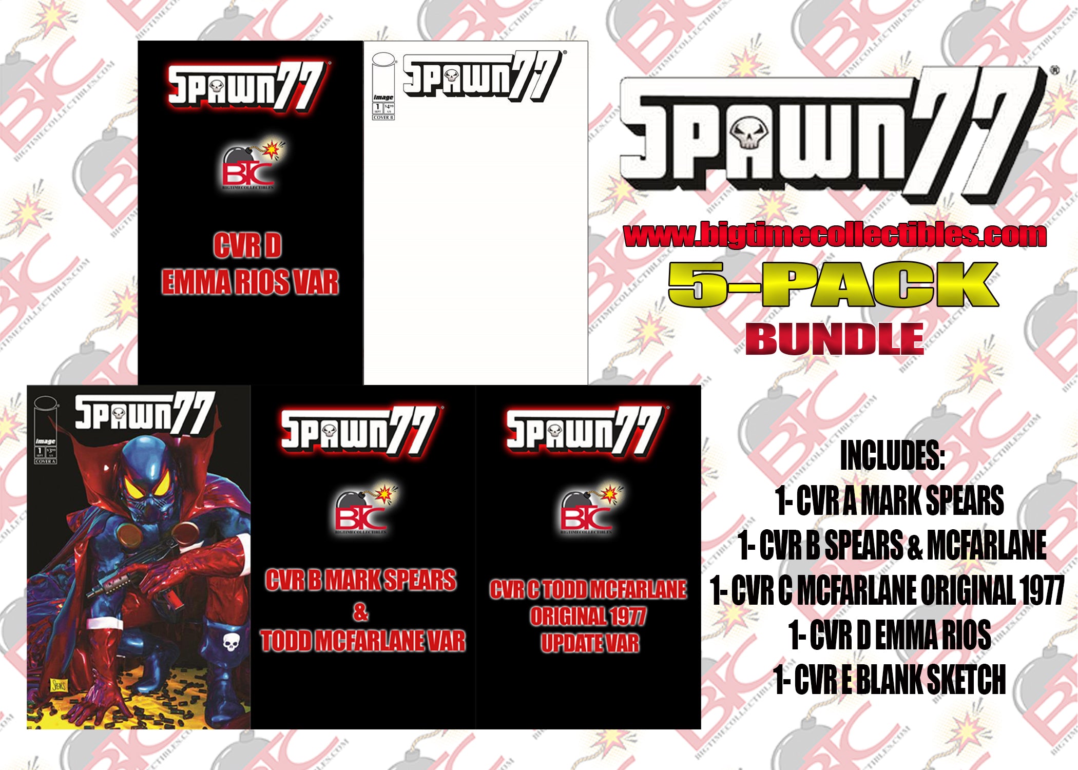 SPAWN 77 #1 5-PACK BUNDLE -- [09-09-26 ]
