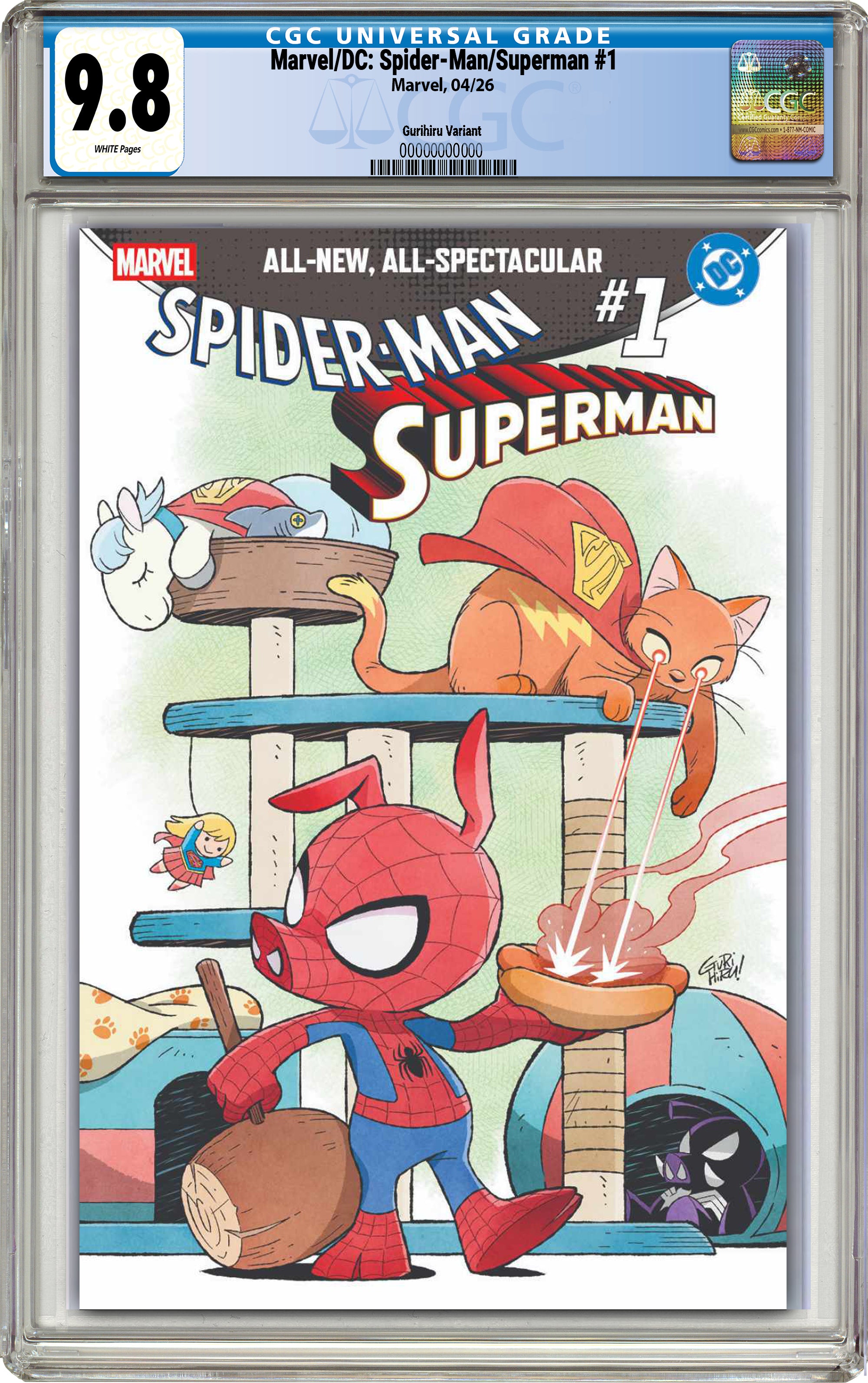 MARVEL/DC: SPIDER-MAN/SUPERMAN #1 GURIHIRU EXCLUSIVE VARIANT COVERS [04-22-26]