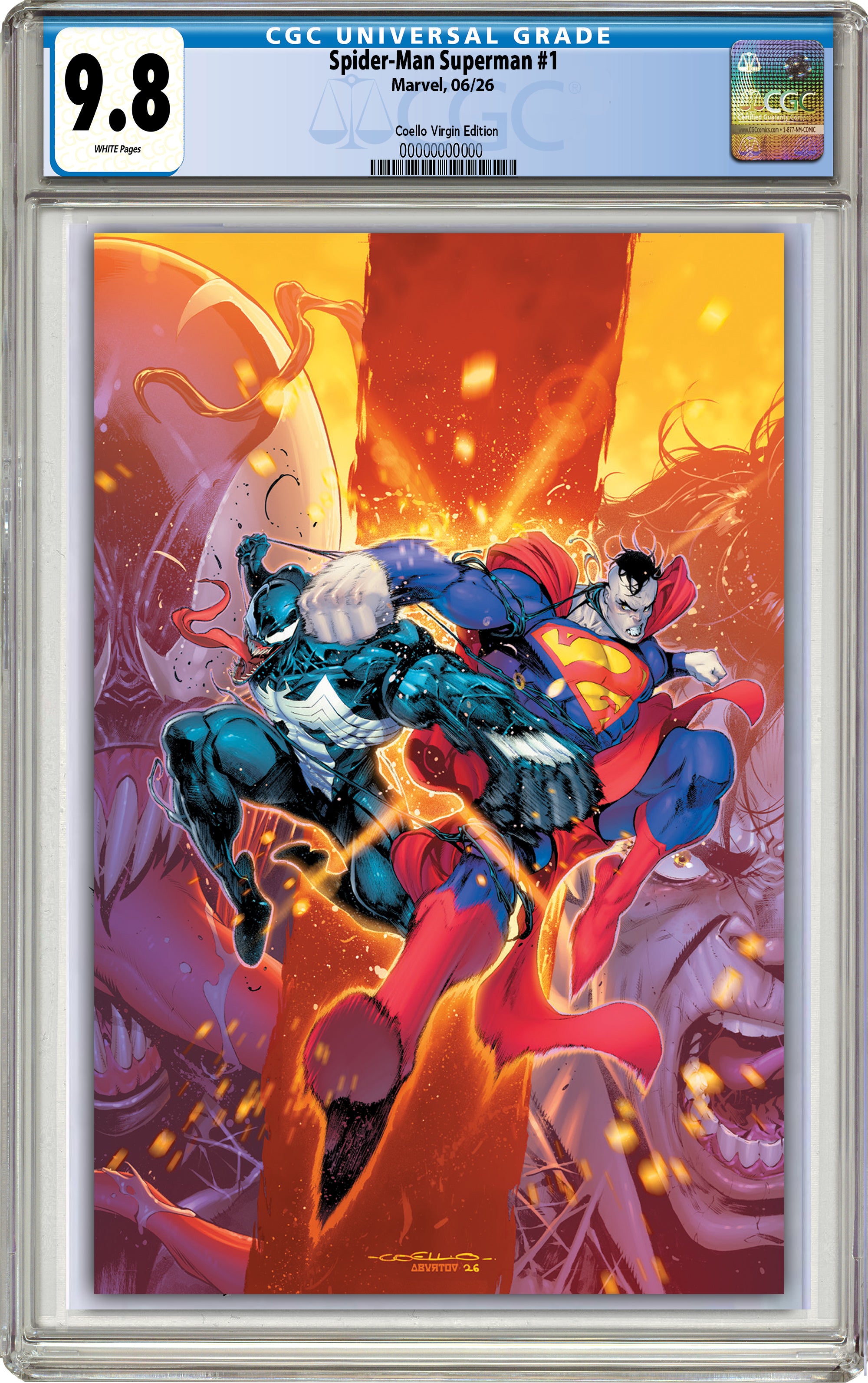 MARVEL/DC: SPIDER-MAN/SUPERMAN #1 IBAN COELLO FANEXPO PHILLY EXCLUSIVE VARIANT COVERS  [04-22-26]