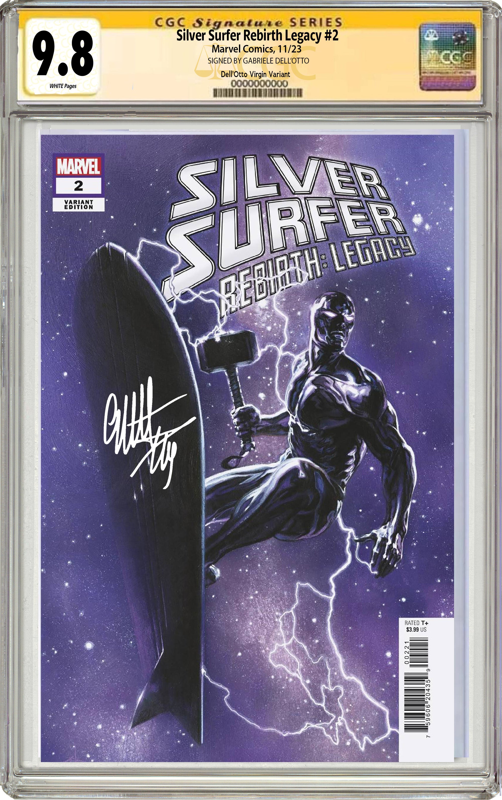 CGC online 9.8 Silver Surfer: Black #2 (2nd Printing)