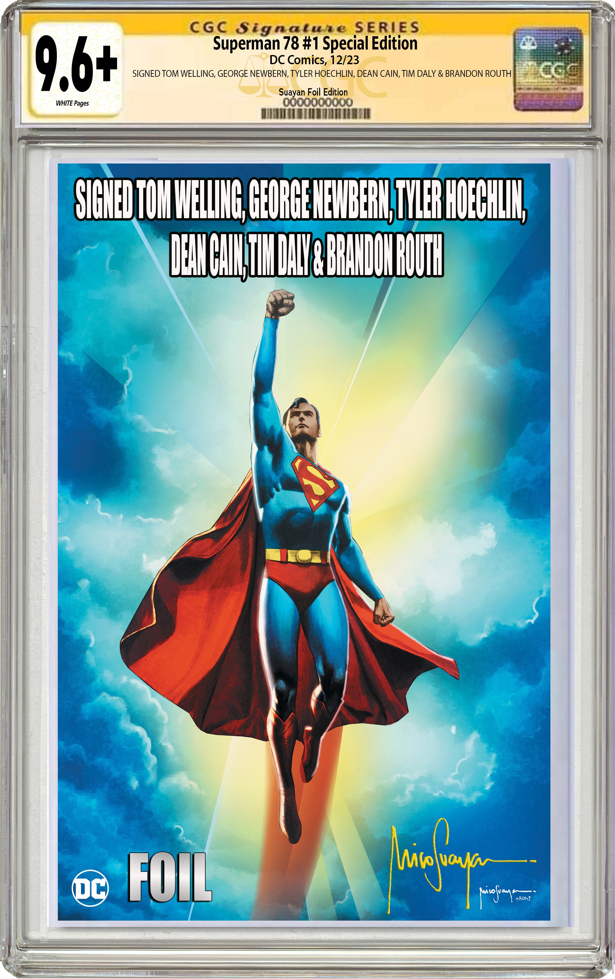 SIX SUPERMEN LIMITED SIGNING EVENT OPTIONS