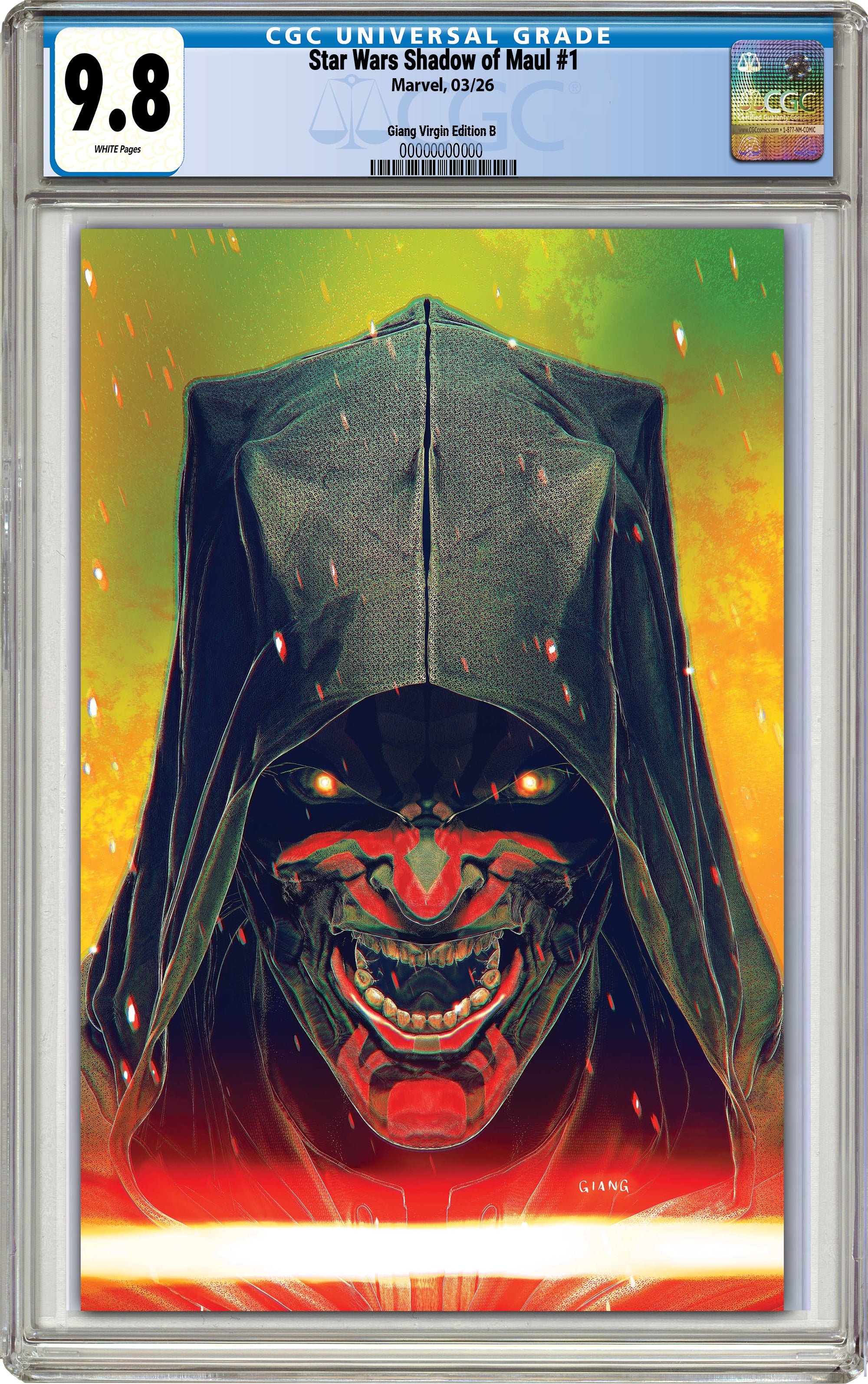 STAR WARS SHADOW OF MAUL #1 JOHN GIANG MEGACON EXCLUSIVE SECRET DROP