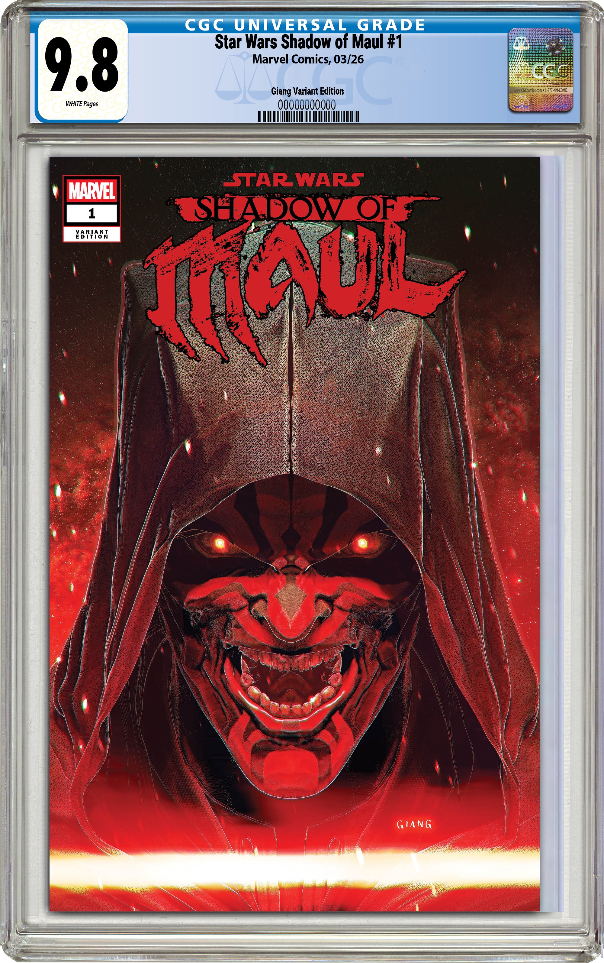 STAR WARS SHADOW OF MAUL #1 JOHN GIANG MEGACON EXCLUSIVE VARIANT EDITION [03-04-26 ]