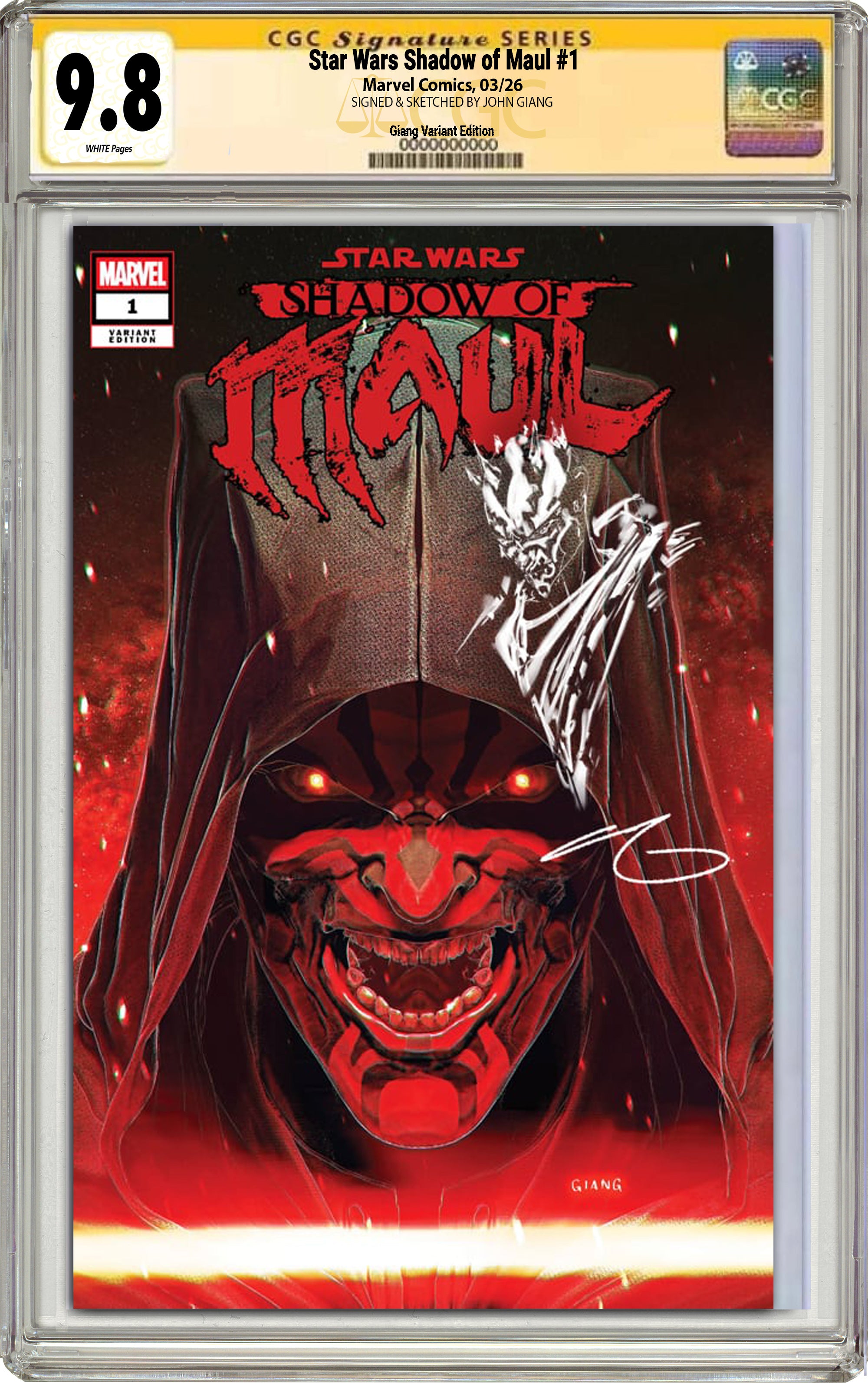 STAR WARS SHADOW OF MAUL #1 JOHN GIANG MEGACON EXCLUSIVE VARIANT EDITION [03-04-26 ]