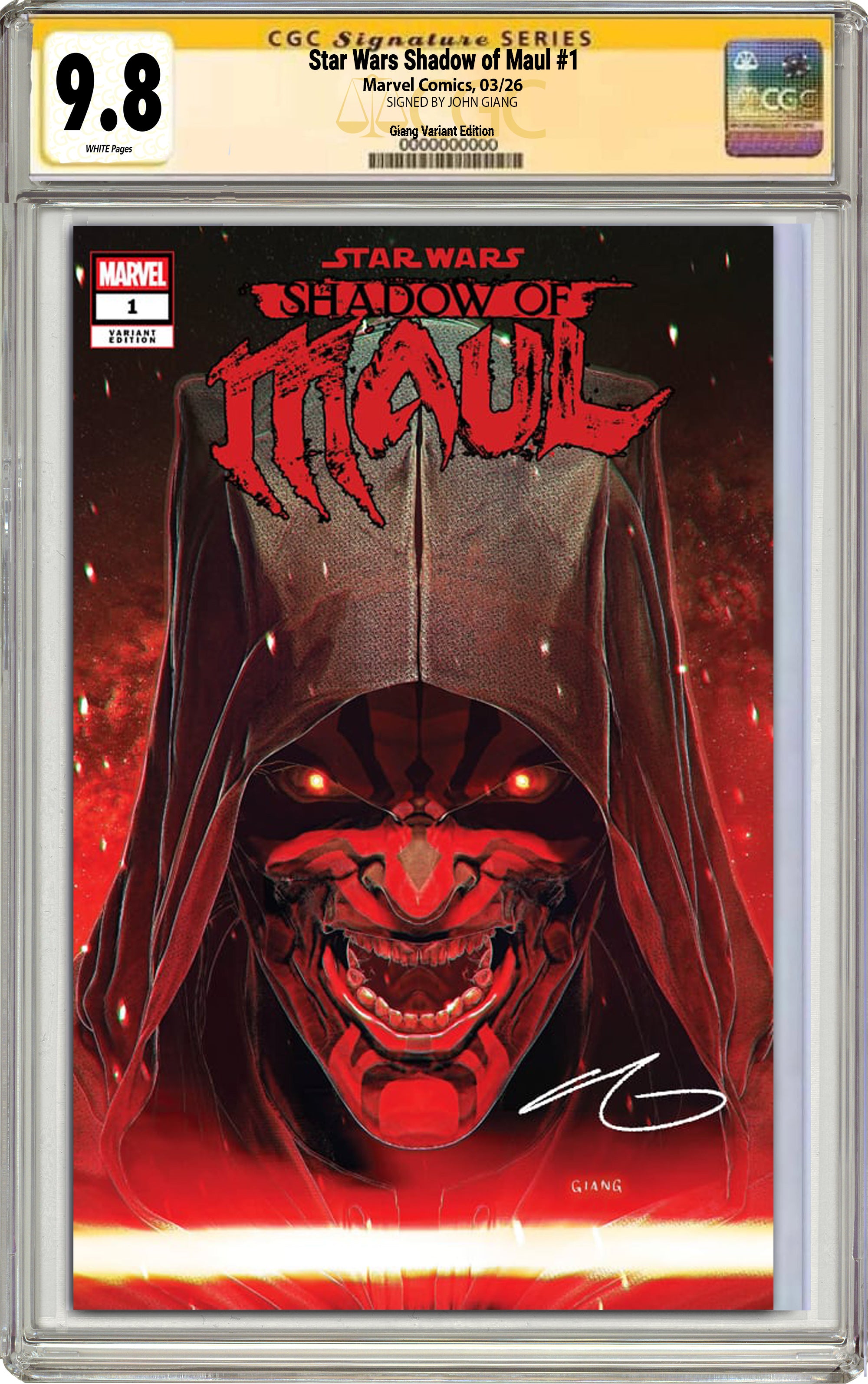 STAR WARS SHADOW OF MAUL #1 JOHN GIANG MEGACON EXCLUSIVE VARIANT EDITION [03-04-26 ]