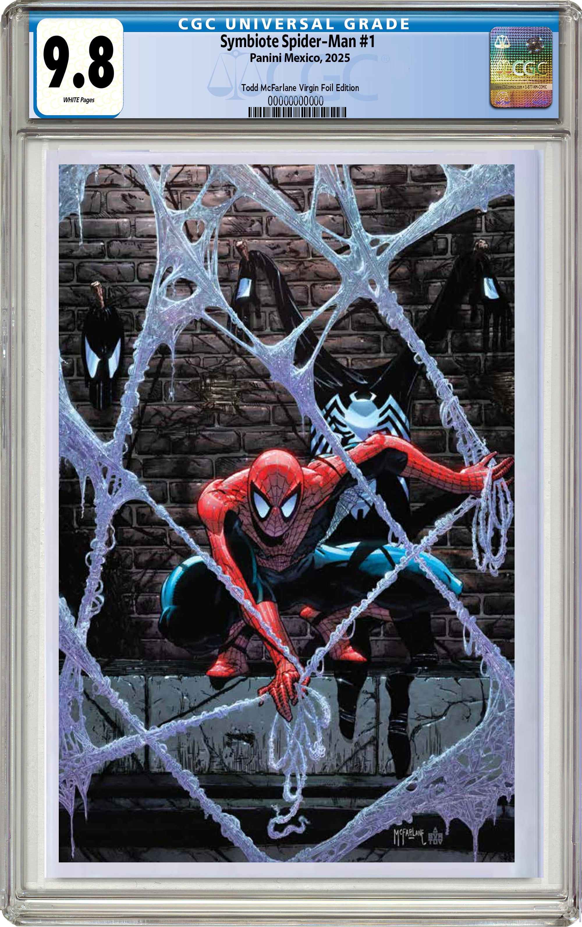 SYMBIOTE SPIDER-MAN #1 TODD MCFARLANE FANEXPO CHICAGO EXCLUSIVE SPOT FOIL EDITION
