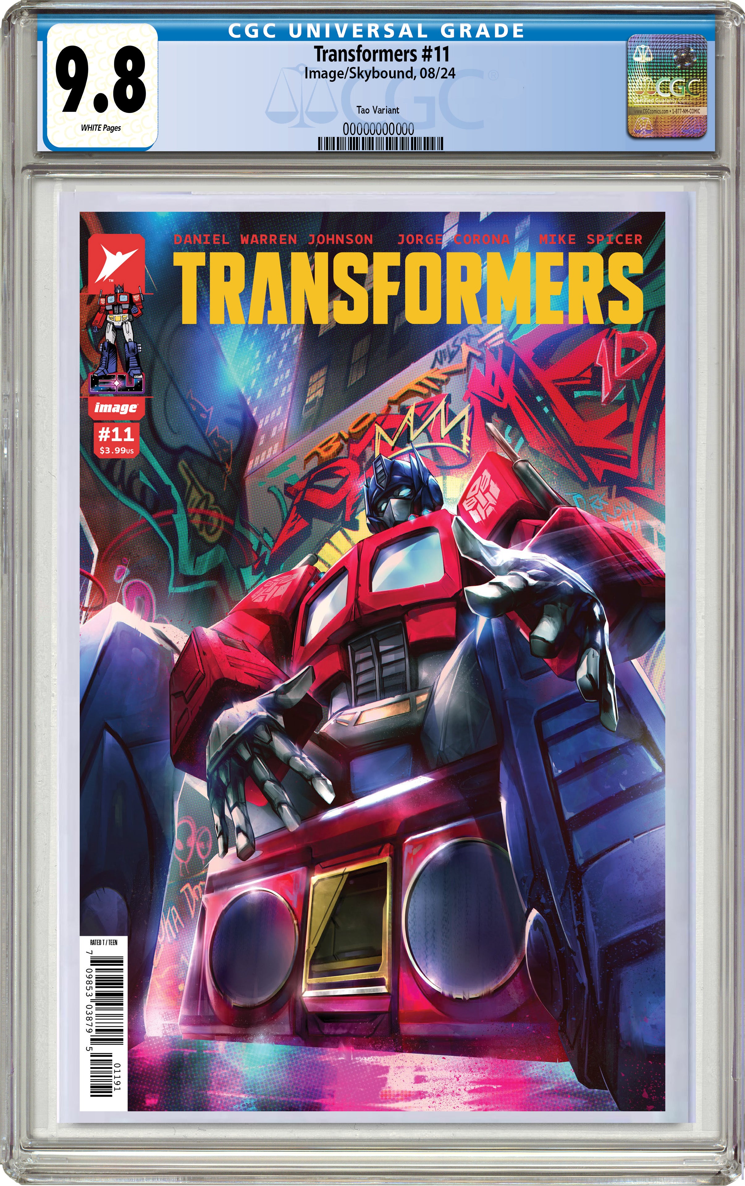 TRANSFORMERS #11 IVAN TAO EXCLUSIVE HIP HOP VARIANT 08-14-24