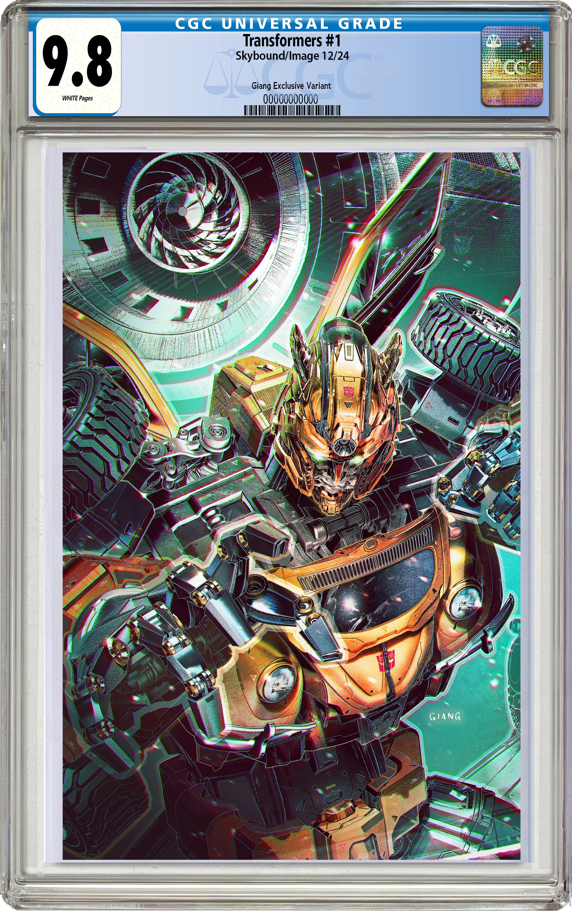 TRANSFORMERS #1 Tenth Printing JOHN GIANG EXCLUSIVE CONNECTING VARIANT 12-18-24