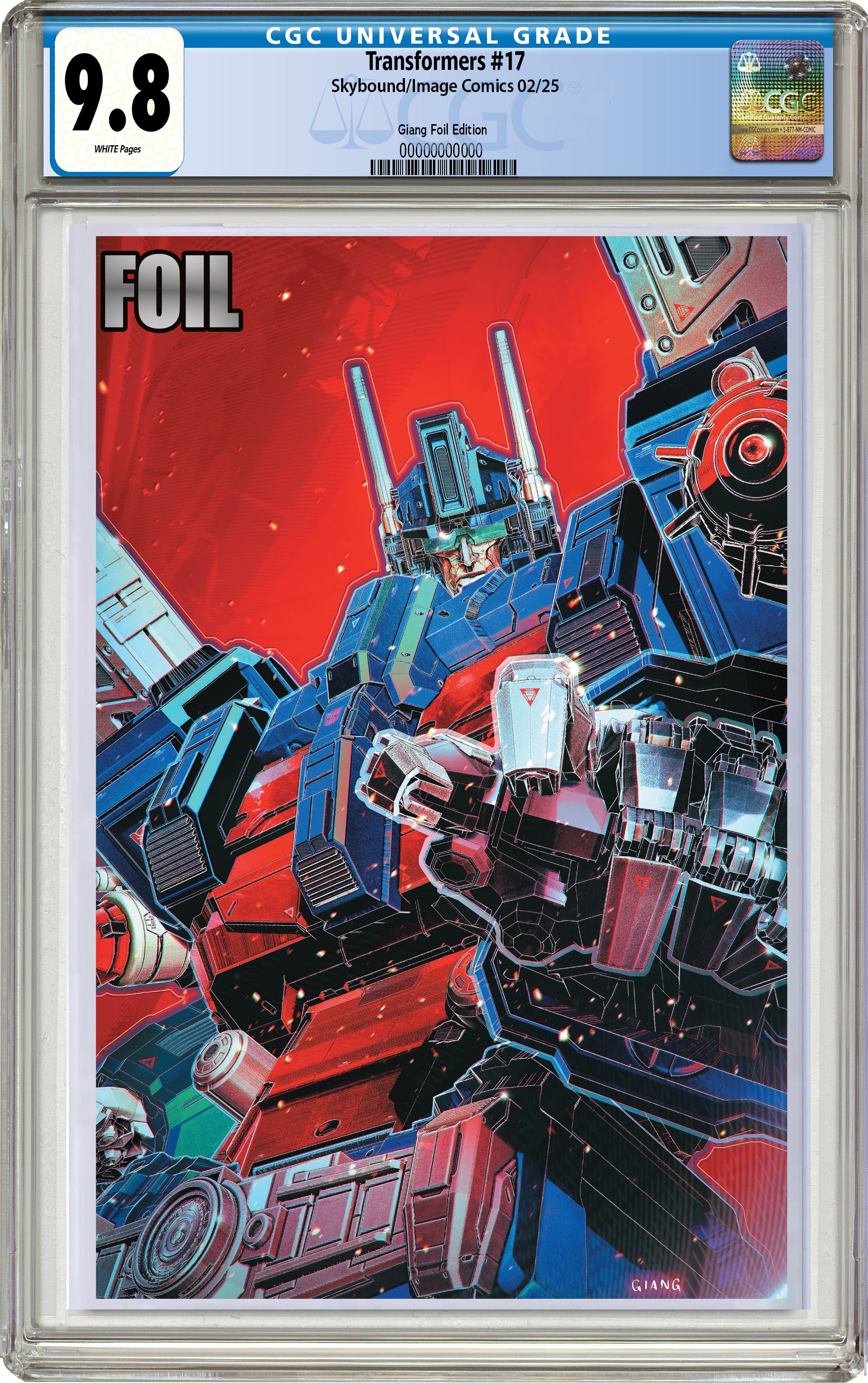 TRANSFORMERS #17 JOHN GIANG ULTRA MAGNUS EXCLUSIVE FOIL VARIANT -- [Expected In Stock Date : 02-12-25]