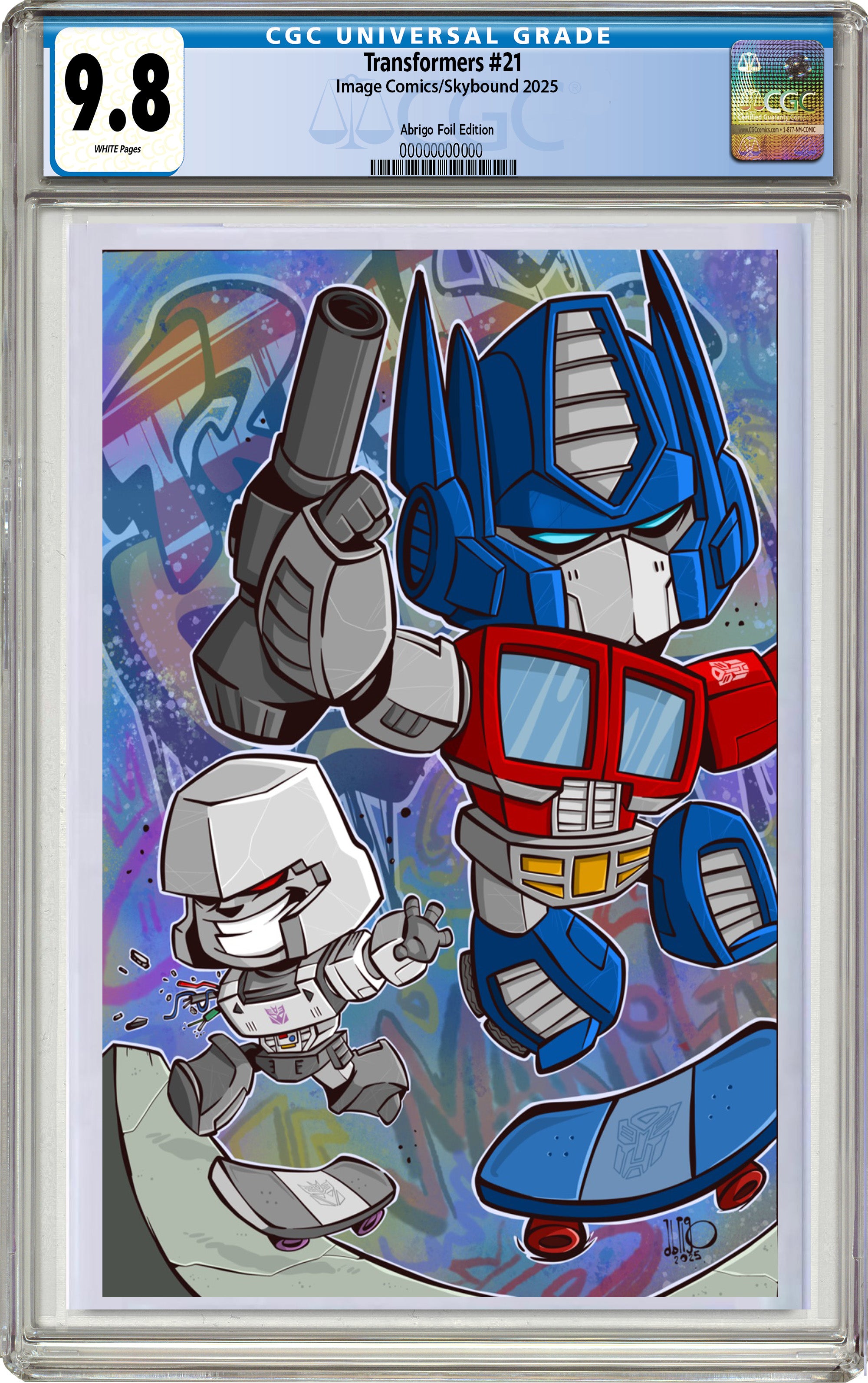 TRANSFORMERS #21 FREELY ABRIGO HEROES CON EXCLUSIVE FOIL EDITION