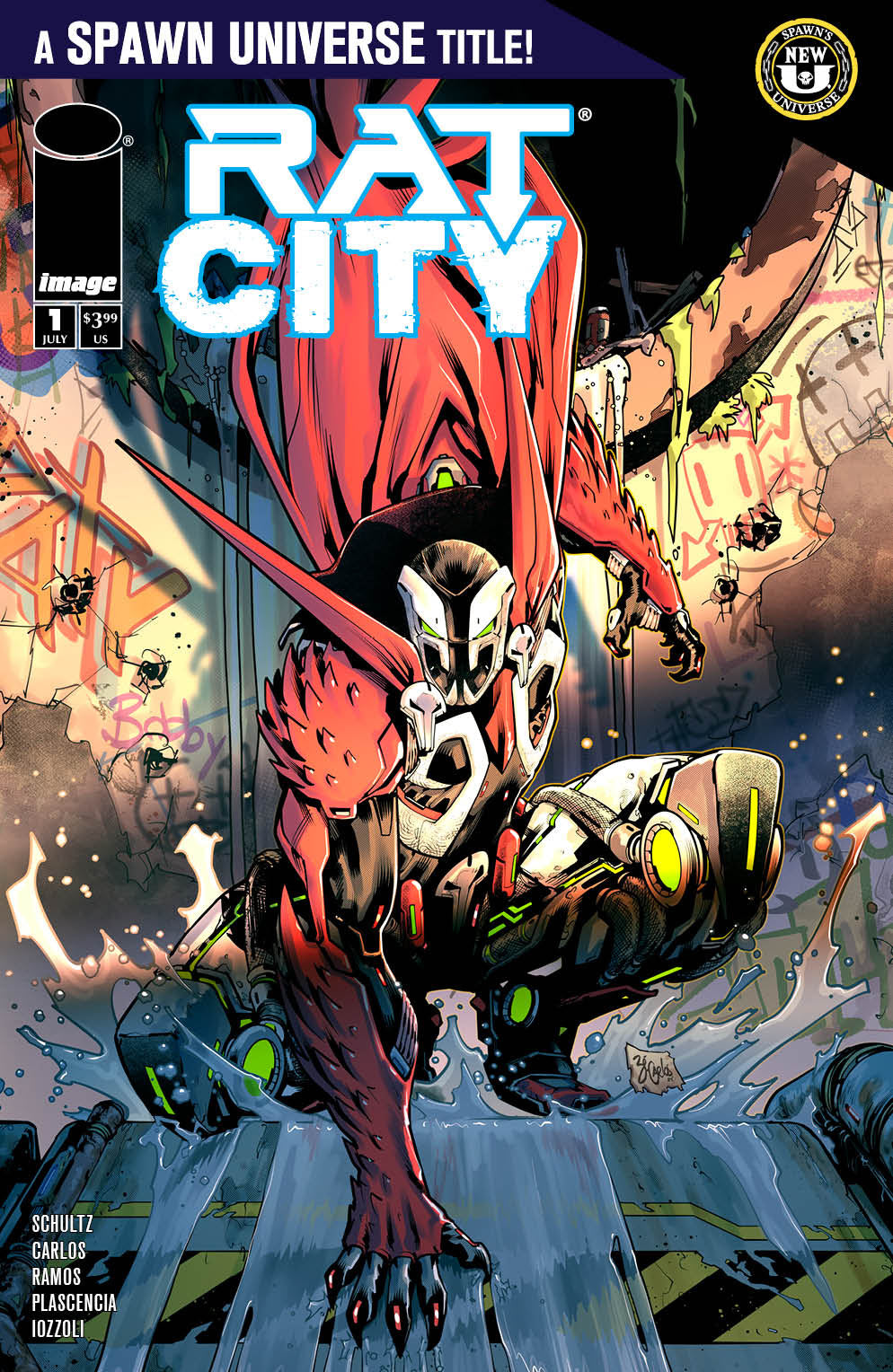 SPAWN RAT CITY #1 Fourth Printing 07-24-24