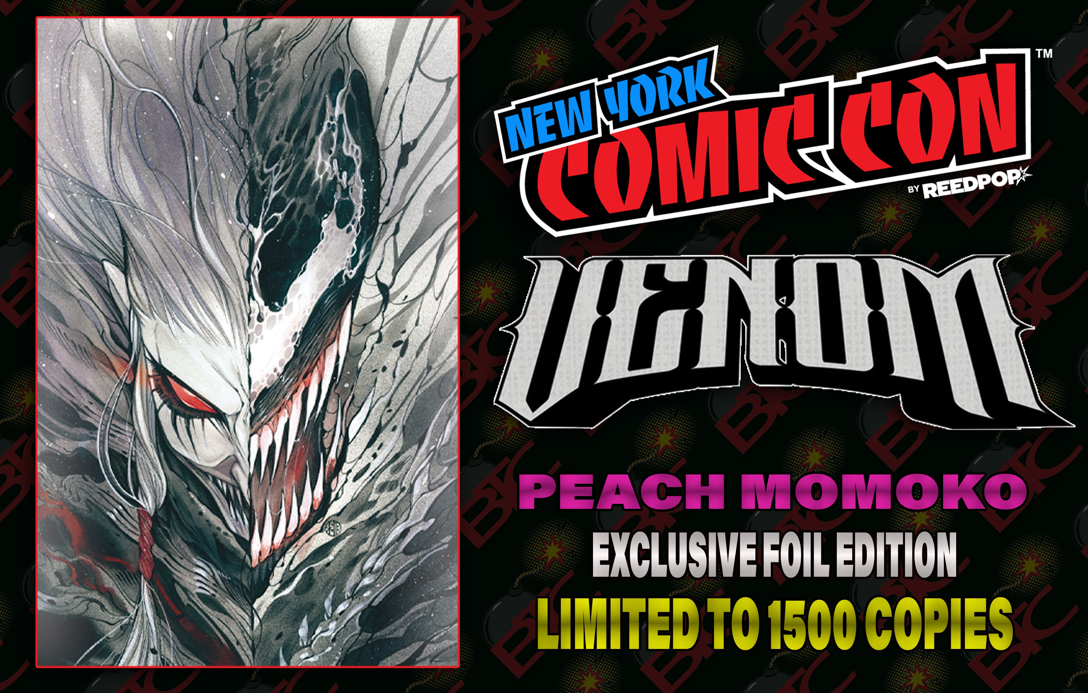 VENOM #250 PEACH MOMOKO NYCC EXCLUSIVE FOIL EDITION