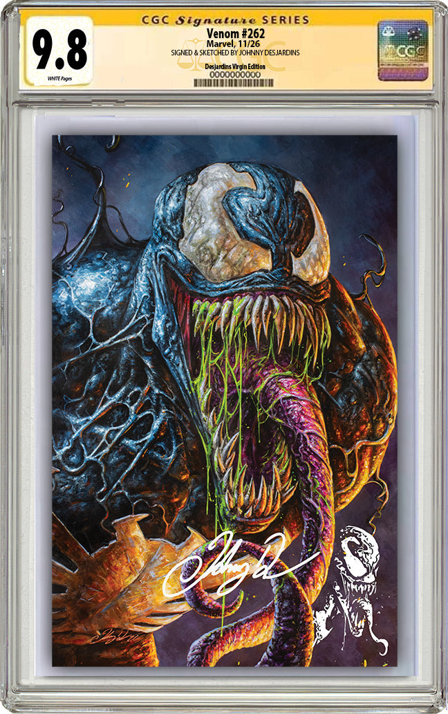 VENOM #262 JOHNNY DESJARDINS NYCC EXCLUSIVE VARIANT COVERS (CGC GRADED OPTIONS)