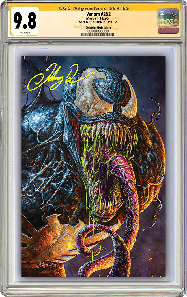 VENOM #262 JOHNNY DESJARDINS NYCC EXCLUSIVE VARIANT COVERS (CGC GRADED OPTIONS)