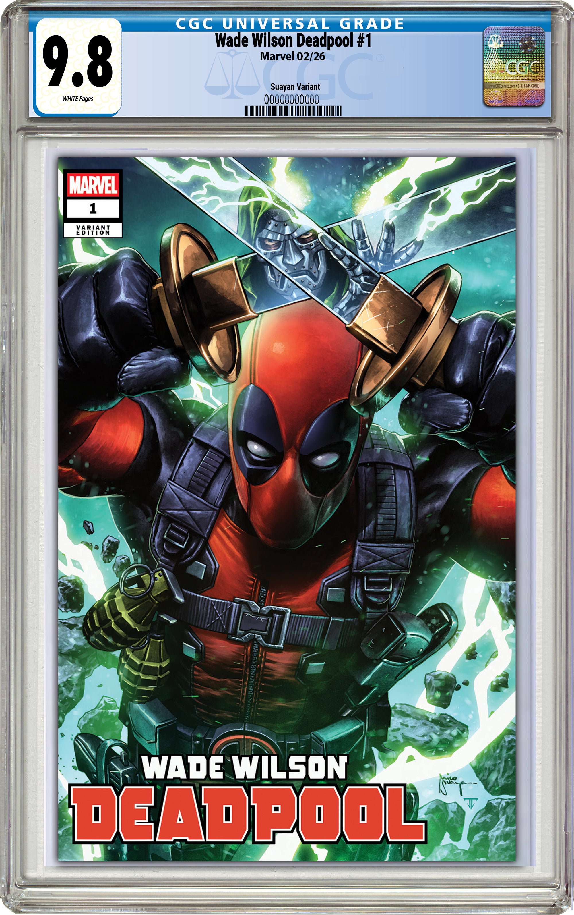 WADE WILSON DEADPOOL #1 MICO SUAYAN MEGACON EXCLUSIVE VARIANT COVERS -- [02-11-26]