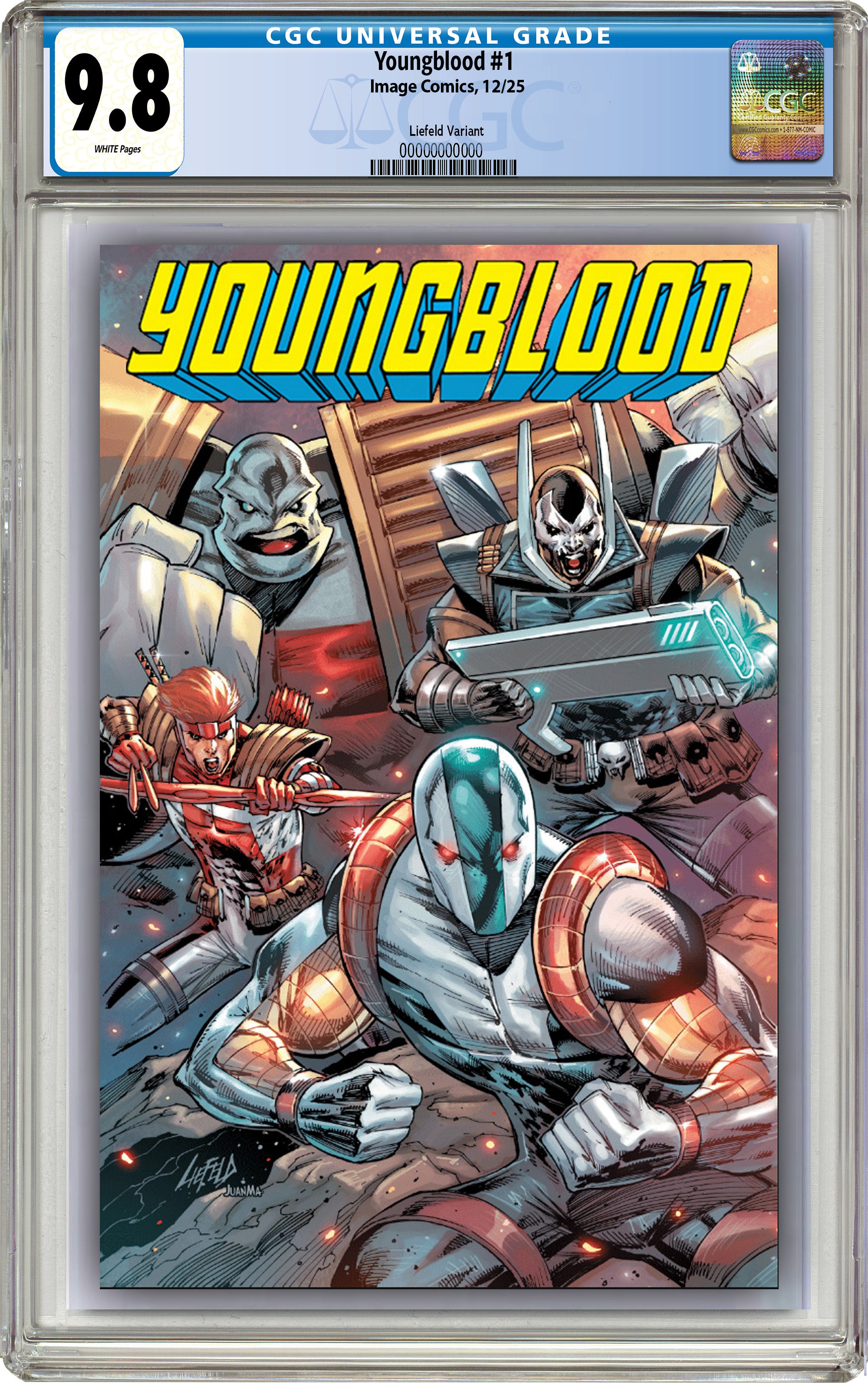 YOUNGBLOOD #1 ROB LIEFELD LIMITED EDITION EXCLUSIVE VARIANT COVERS-- [
